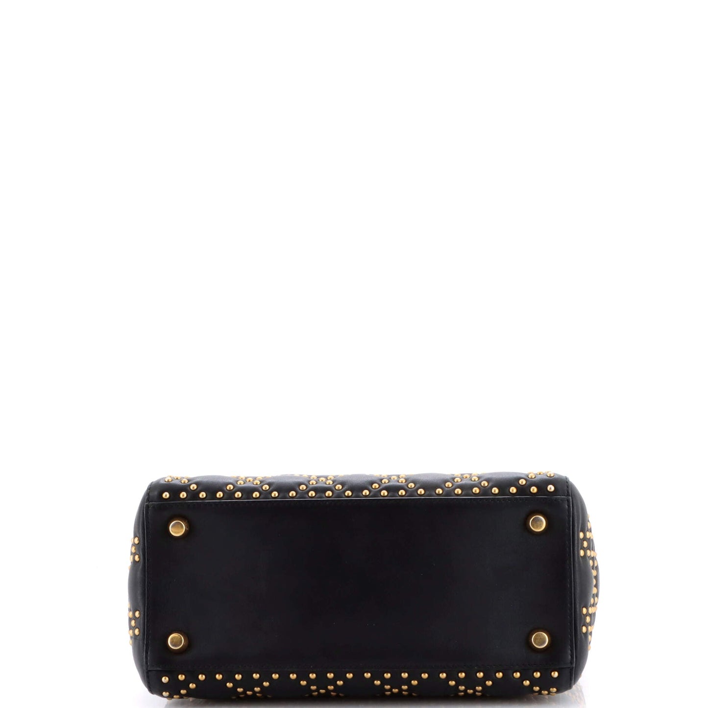 Supple Lady Dior Bag Cannage Studded Lambskin Medium