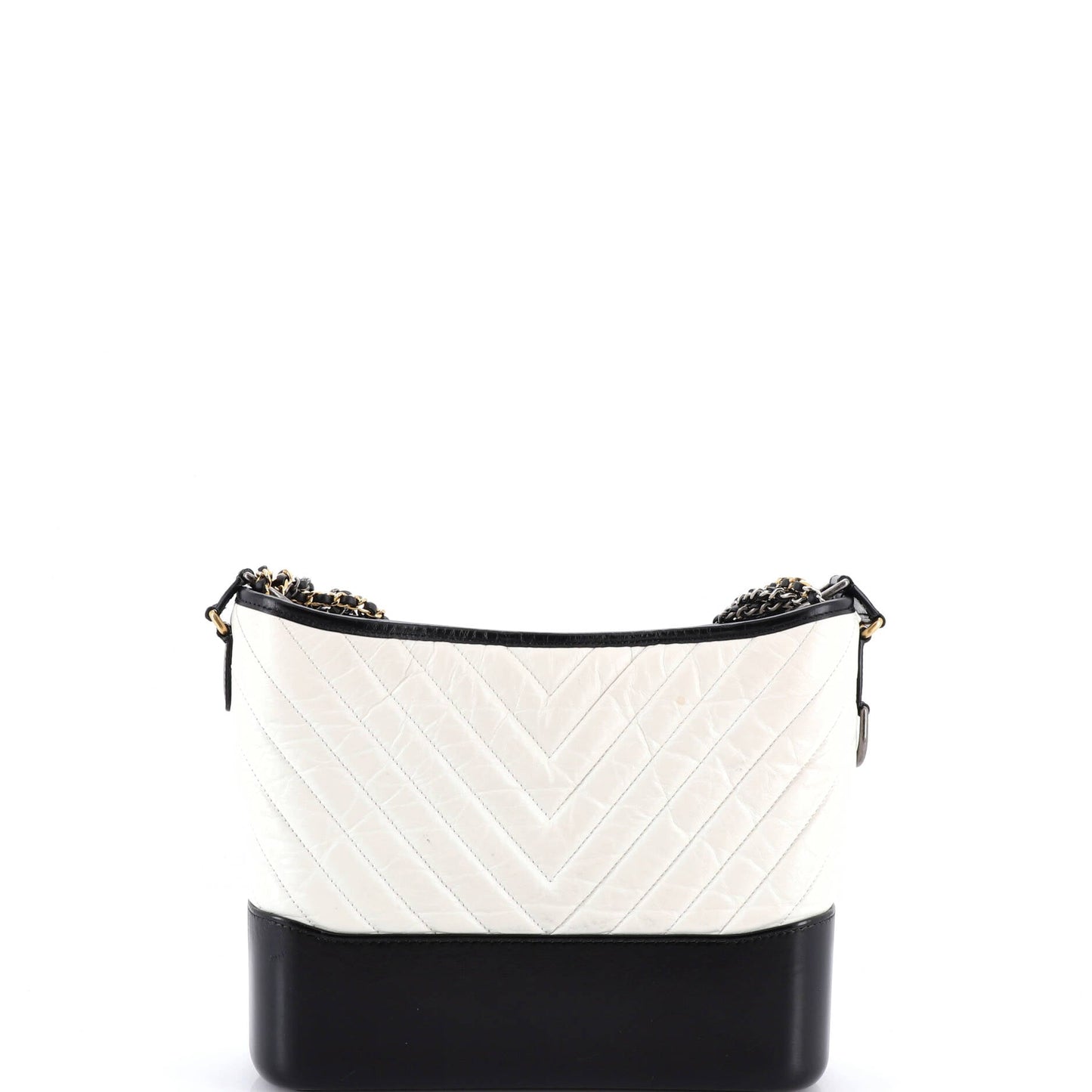 Gabrielle Hobo Chevron Aged Calfskin Medium