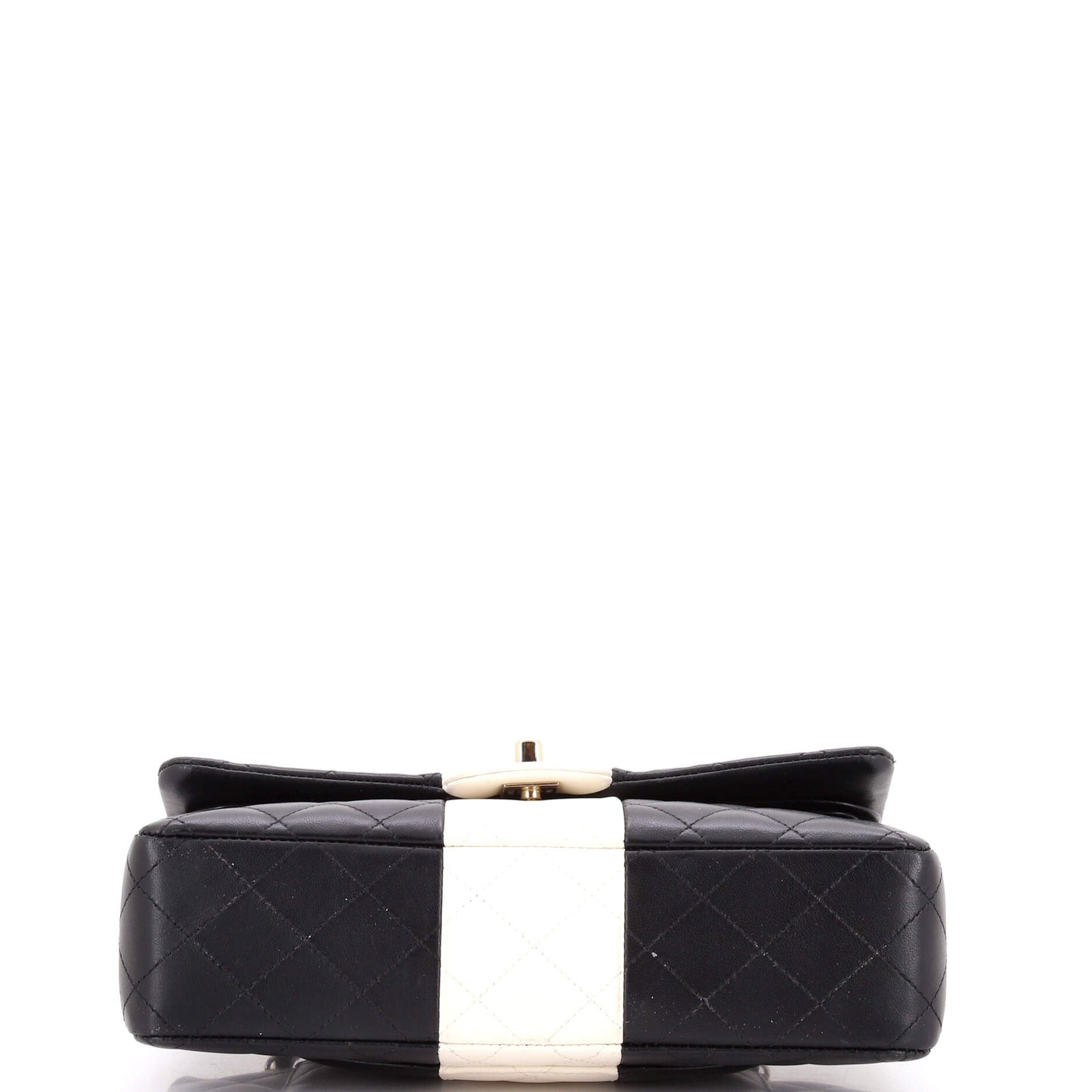 Classic Double Flap Bag Bicolor Quilted Lambskin Medium