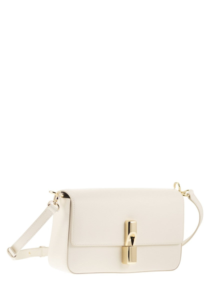 Furla Iride Crossbody Bag In Fine Hammered Leather