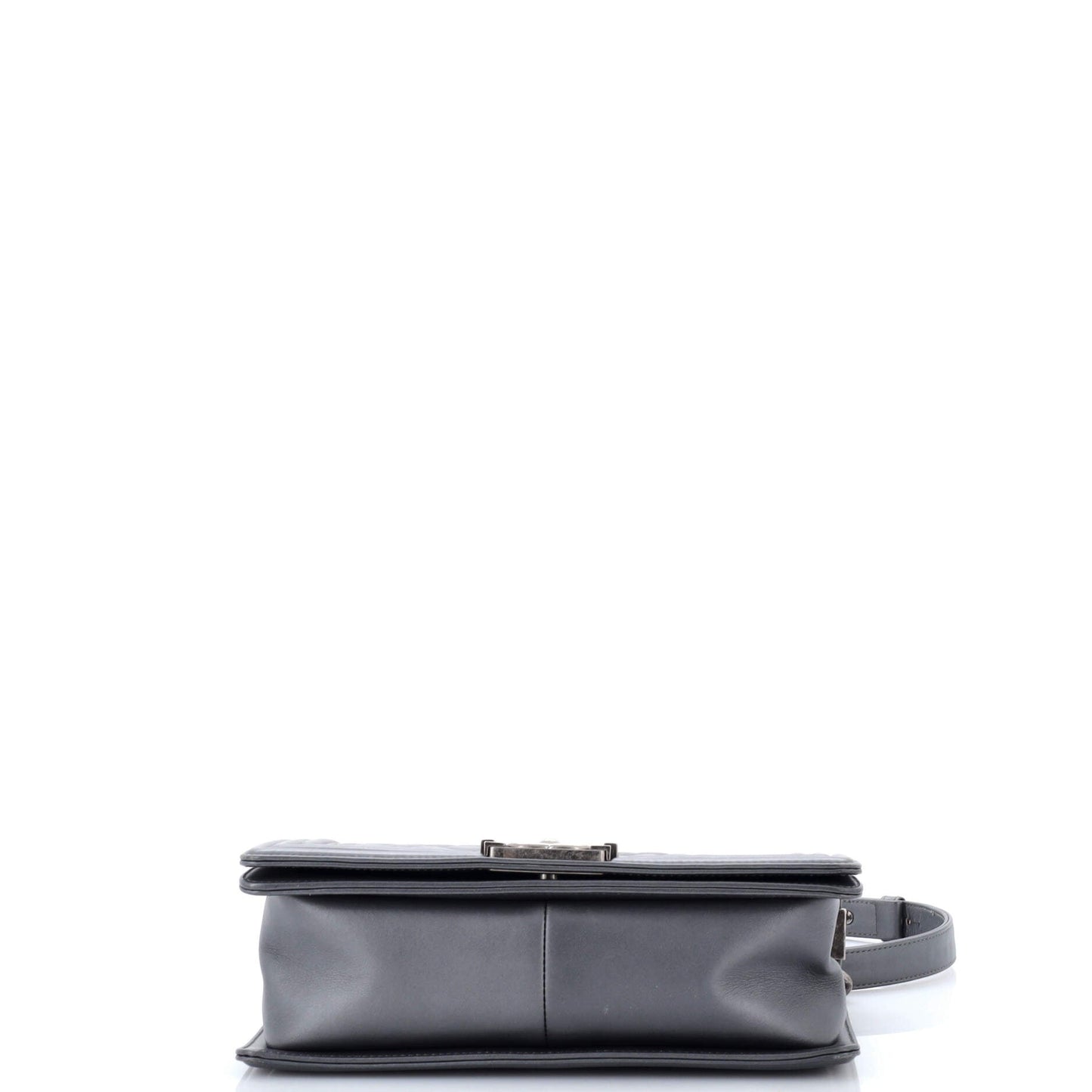 Boy Flap Bag Quilted Metallic Calfskin Old Medium