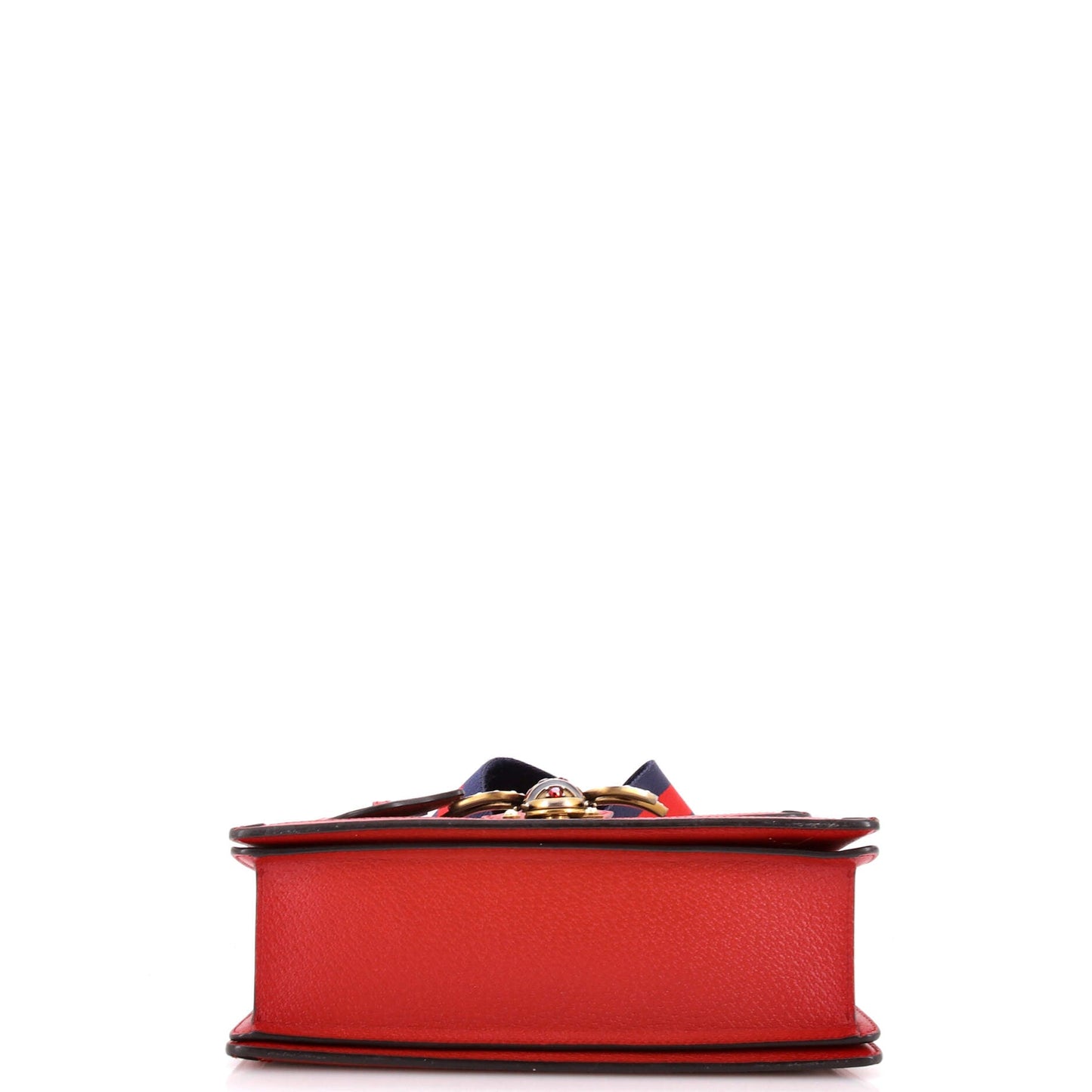 Queen Margaret Top Handle Bag GG Coated Canvas with Leather Small