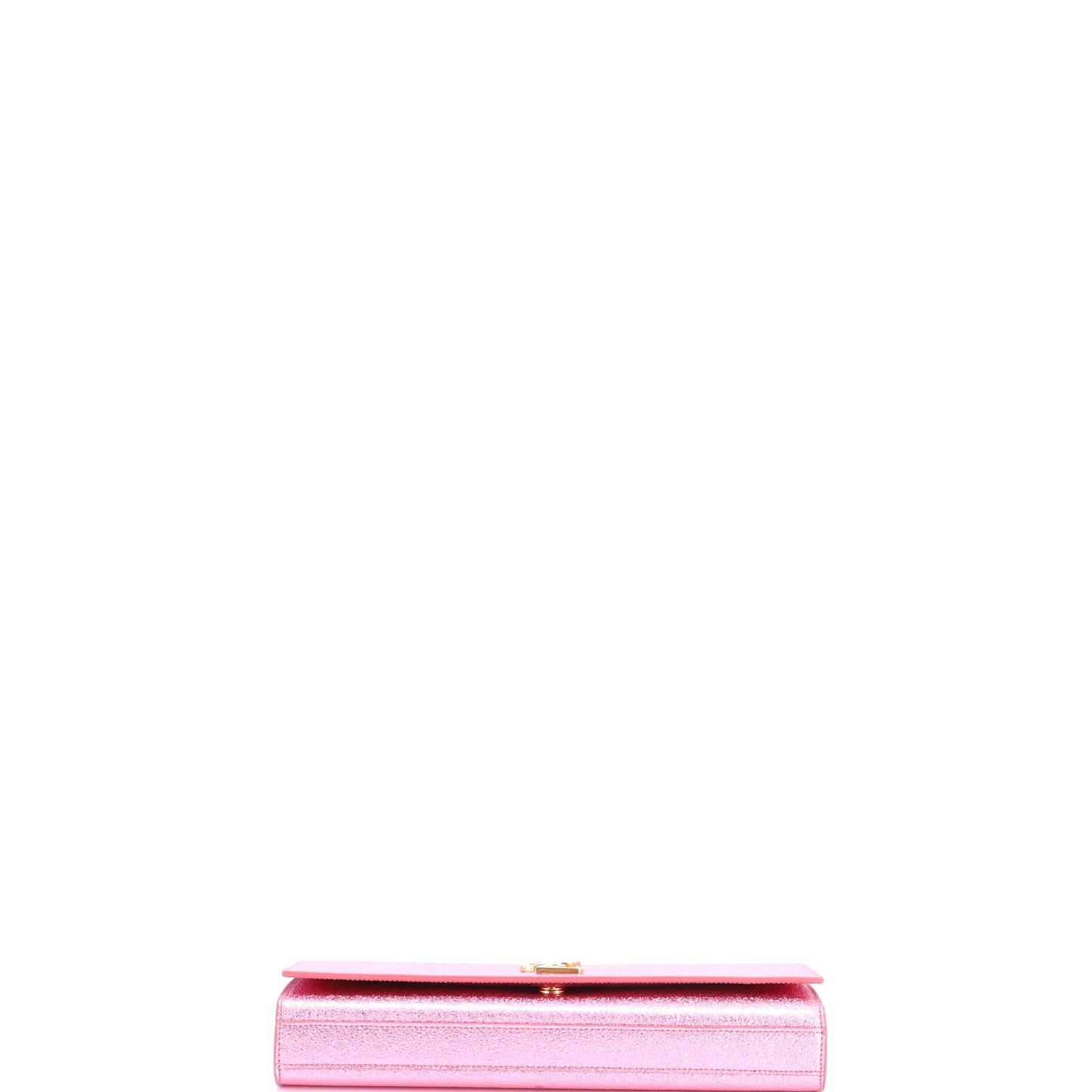 Classic Monogram Clutch Metallic Calfskin Long