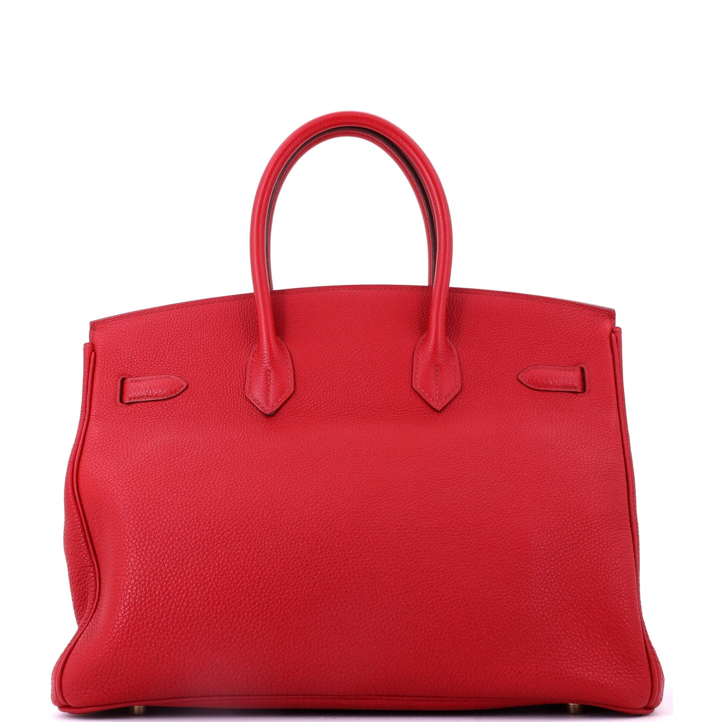 Birkin Handbag Rouge Garance Togo with Gold Hardware 35