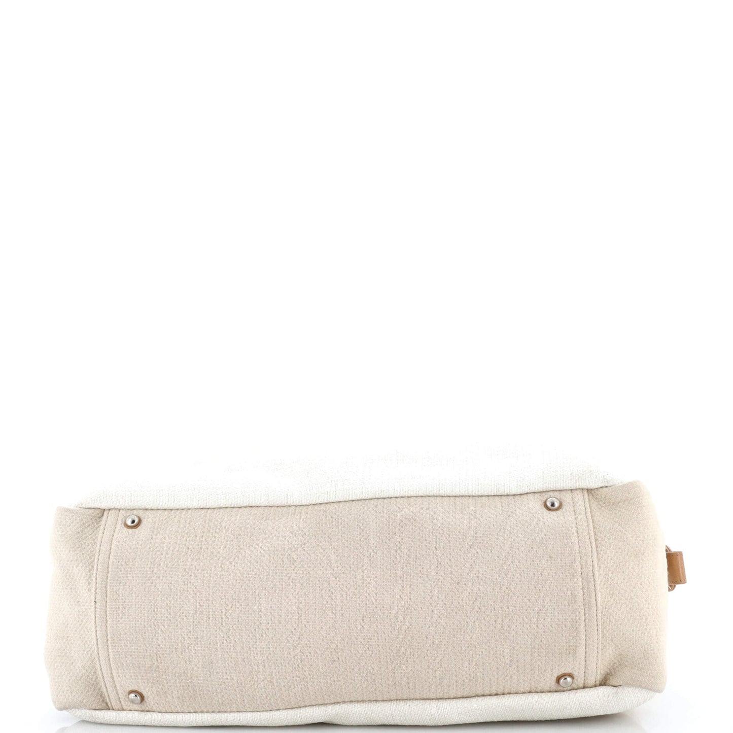 Deauville Logo Bowling Bag Canvas Large
