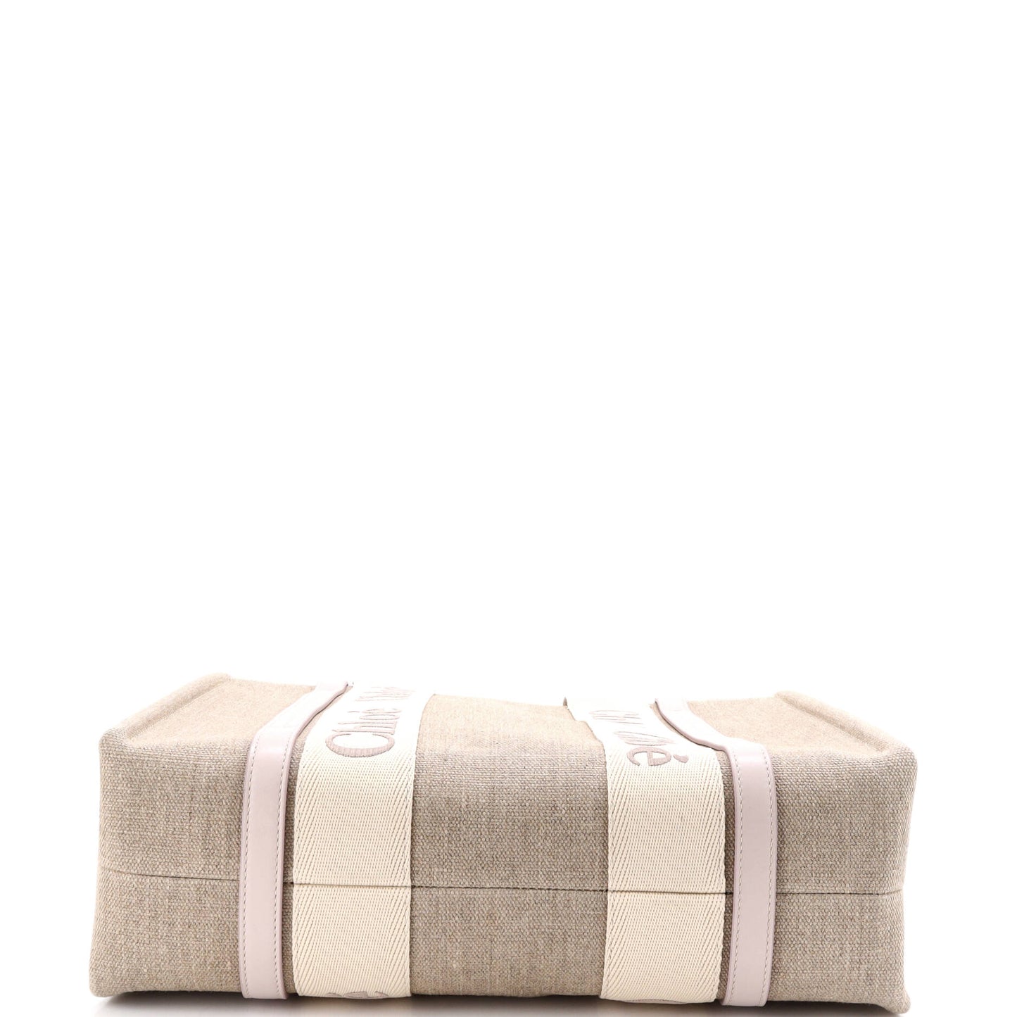 Woody Tote Canvas with Leather Medium