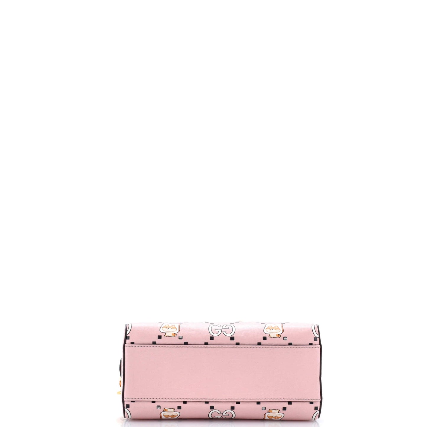 Ophidia Convertible Boston Top Handle Bag Kawaii Printed Leather Mini