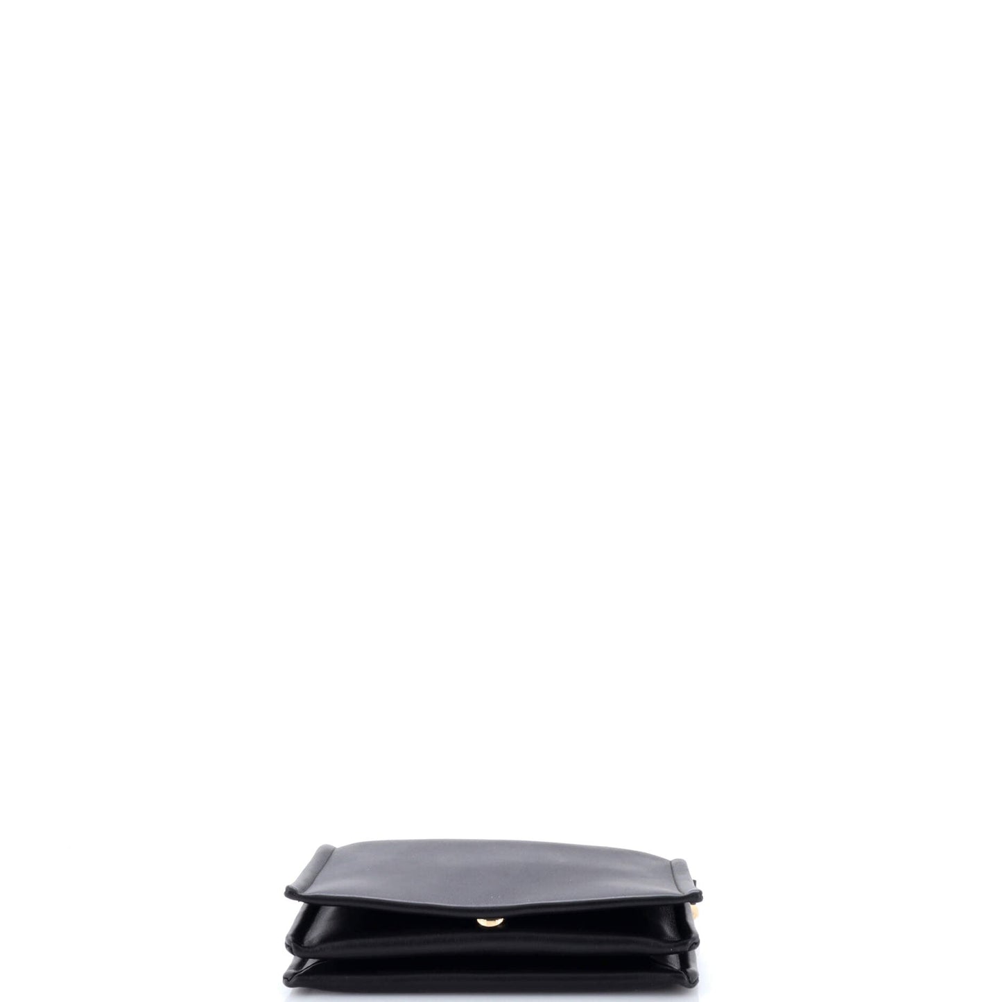 VLogo Chain Clutch Leather Mini