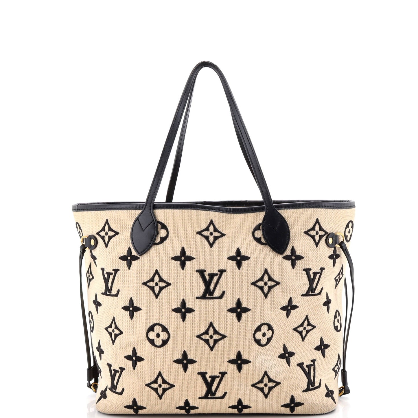 Neverfull NM Tote By The Pool Monogram Raffia MM