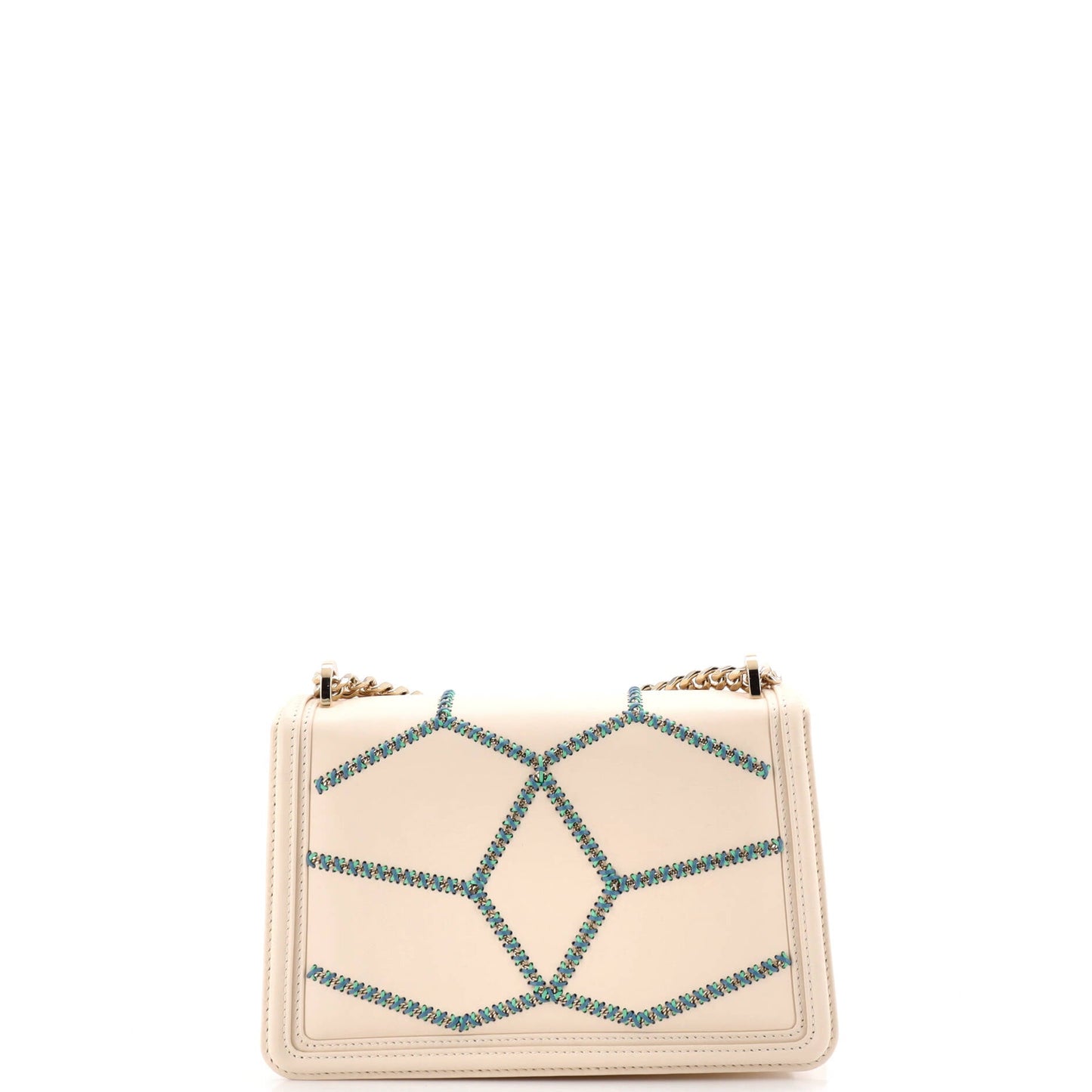 Serpenti Forever Shoulder Bag Whipstitched Leather Small