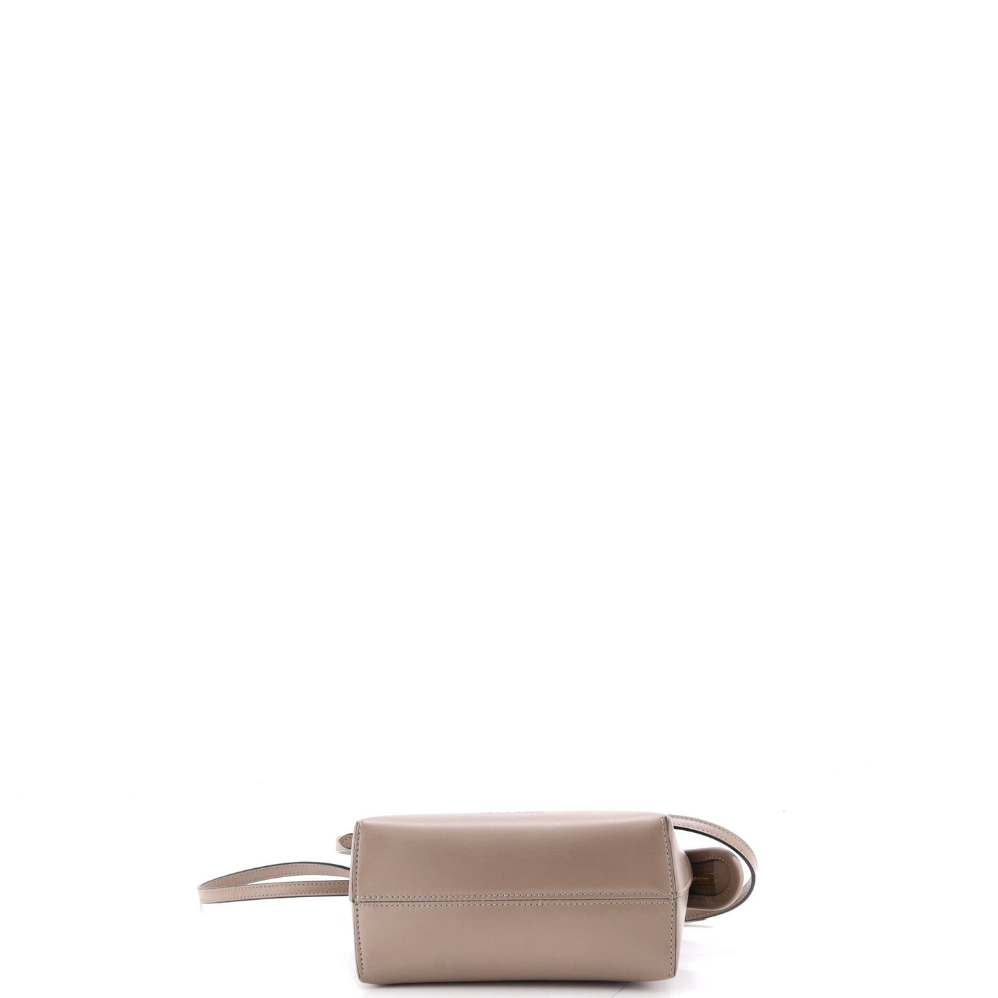 Logo By The Way Top Handle Bag Embossed Leather Mini