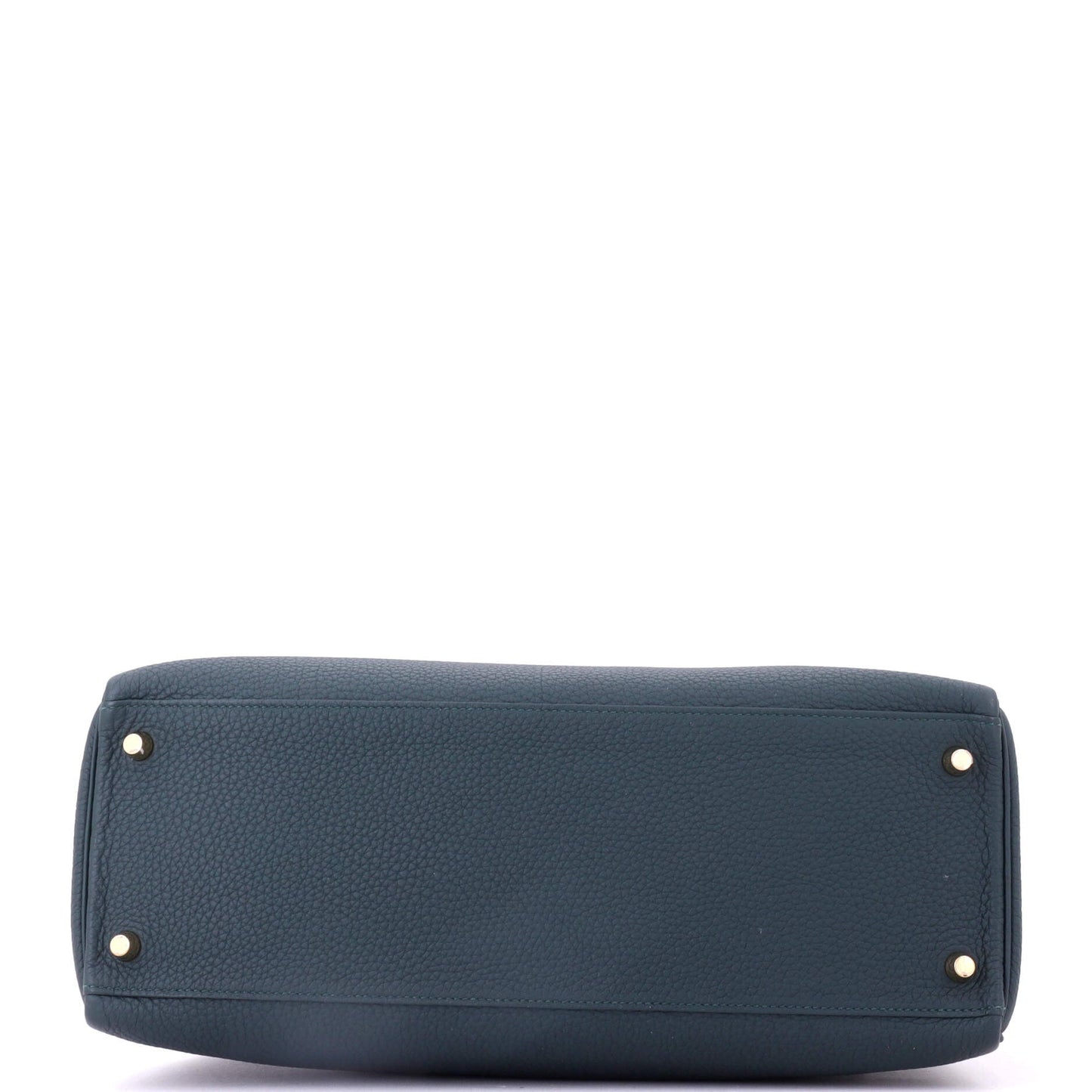 Kelly Handbag Vert Cypress Togo with Gold Hardware 35