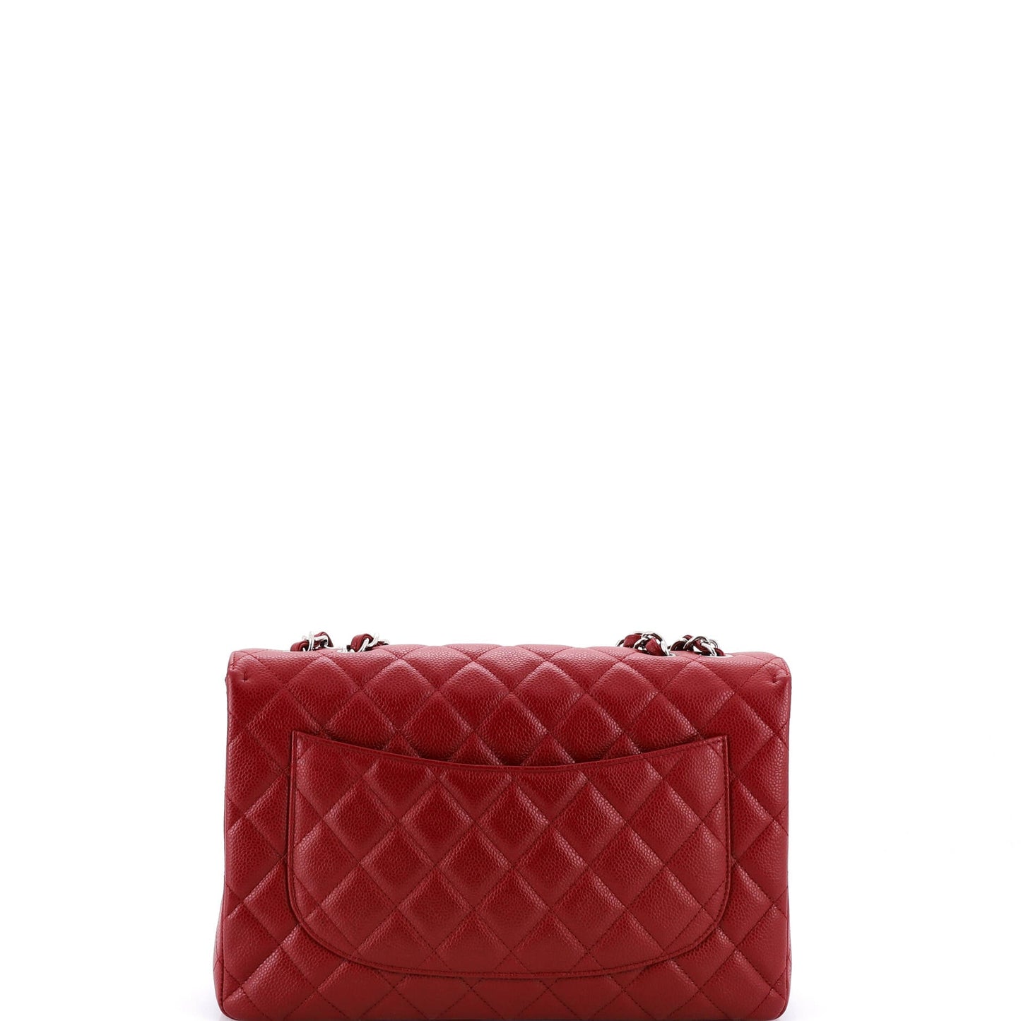 Classic Single Flap Bag Quilted Caviar Jumbo