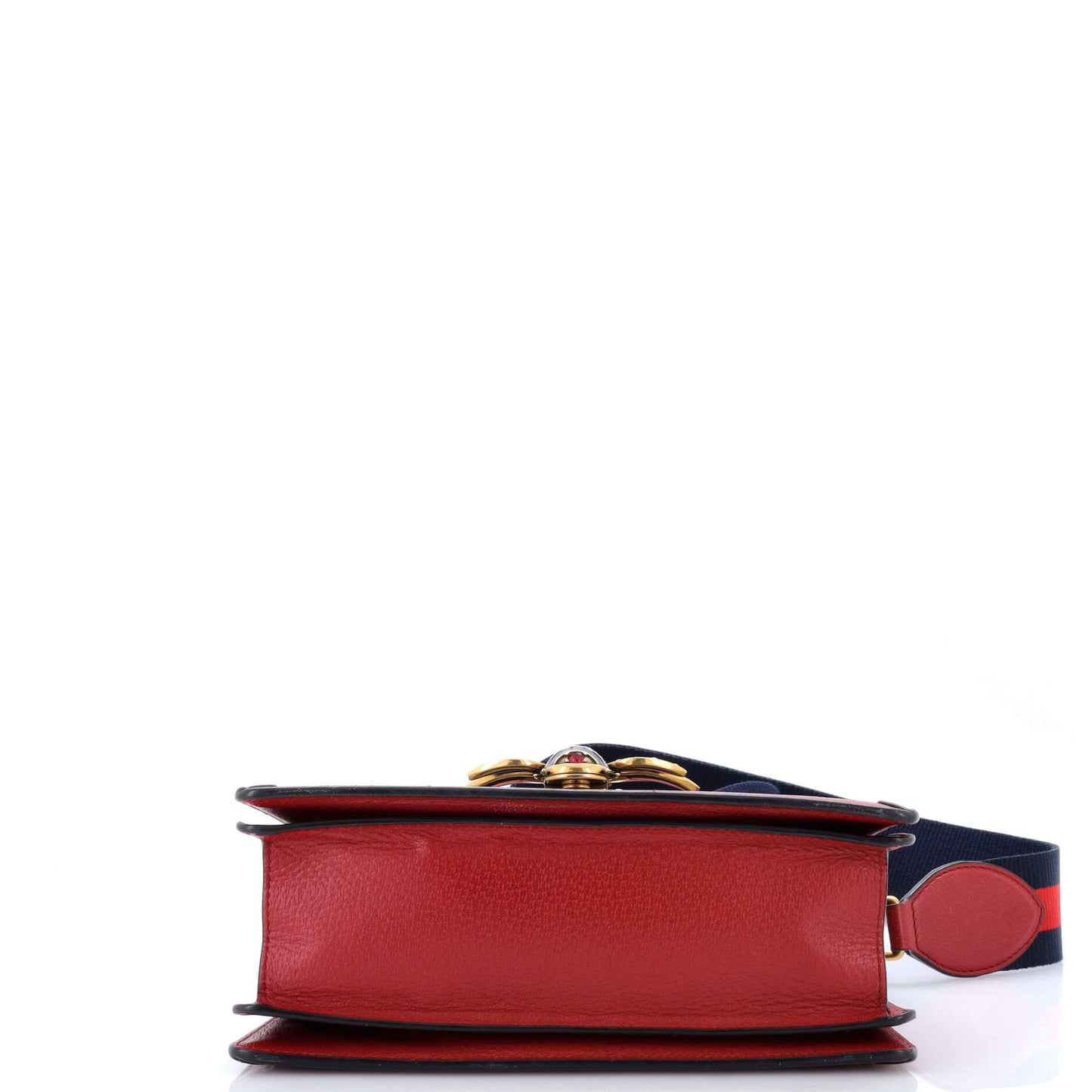 Queen Margaret Top Handle Bag GG Coated Canvas with Leather Small