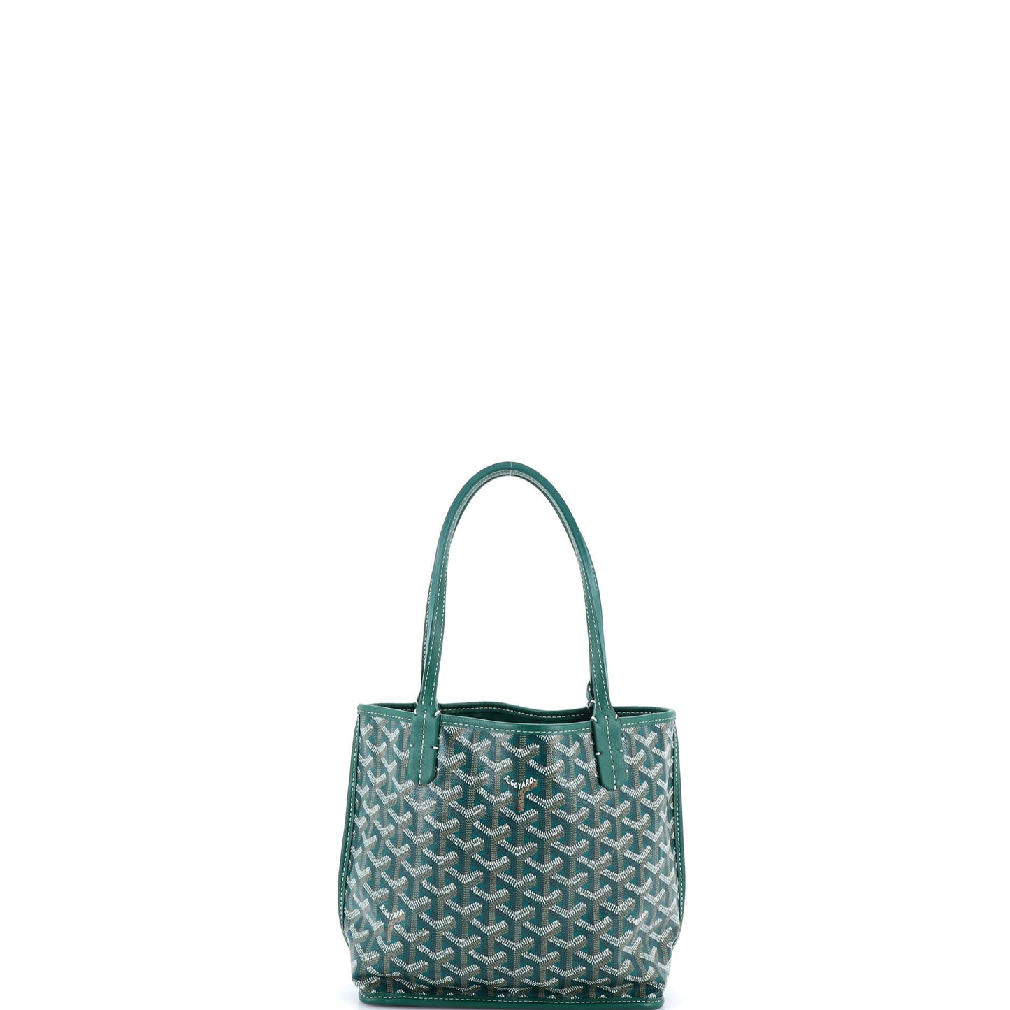 Anjou Reversible Tote Coated Canvas Mini