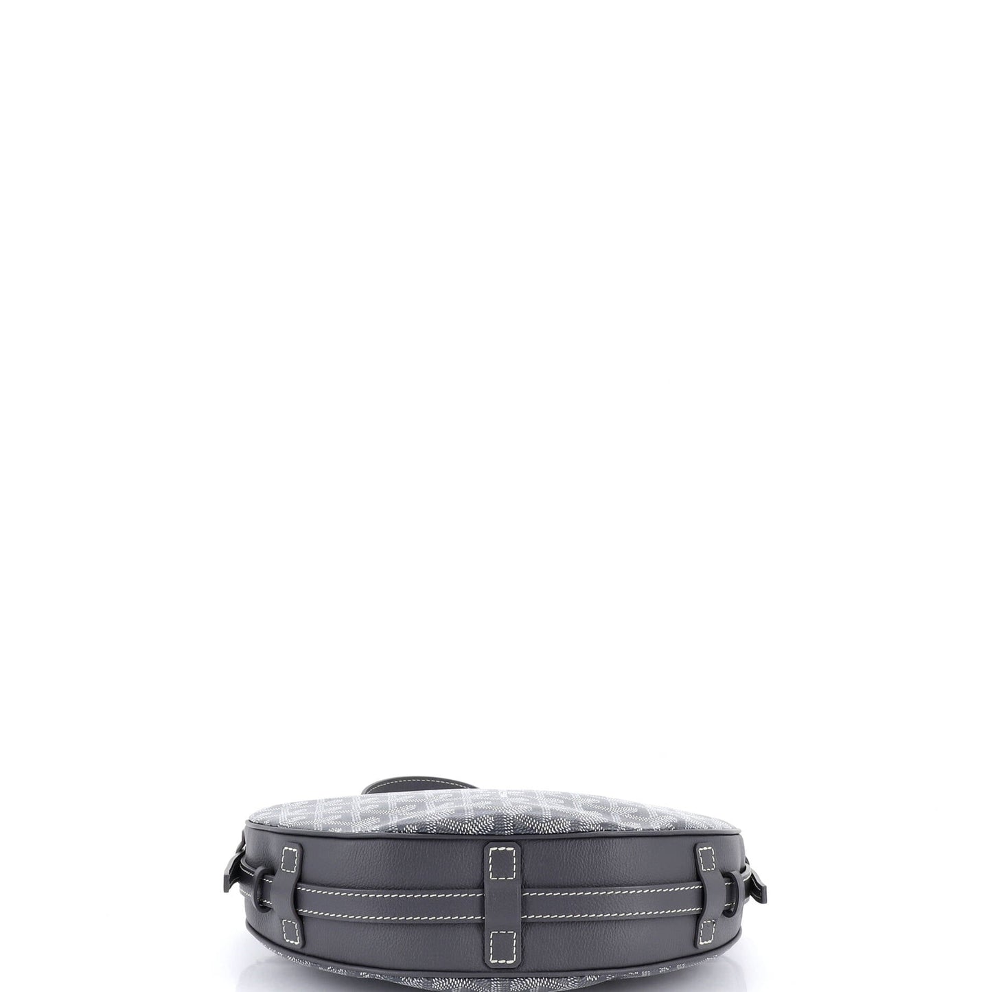 Hirondelle Shoulder Bag Coated Canvas and Leather