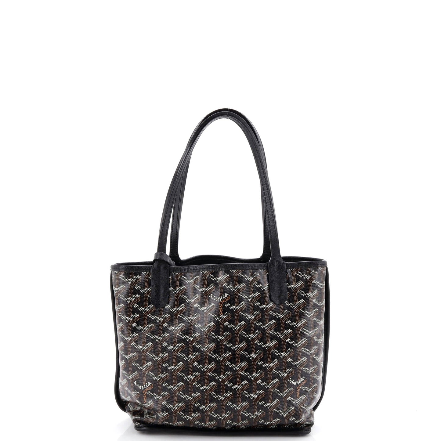 Anjou Reversible Tote Coated Canvas Mini