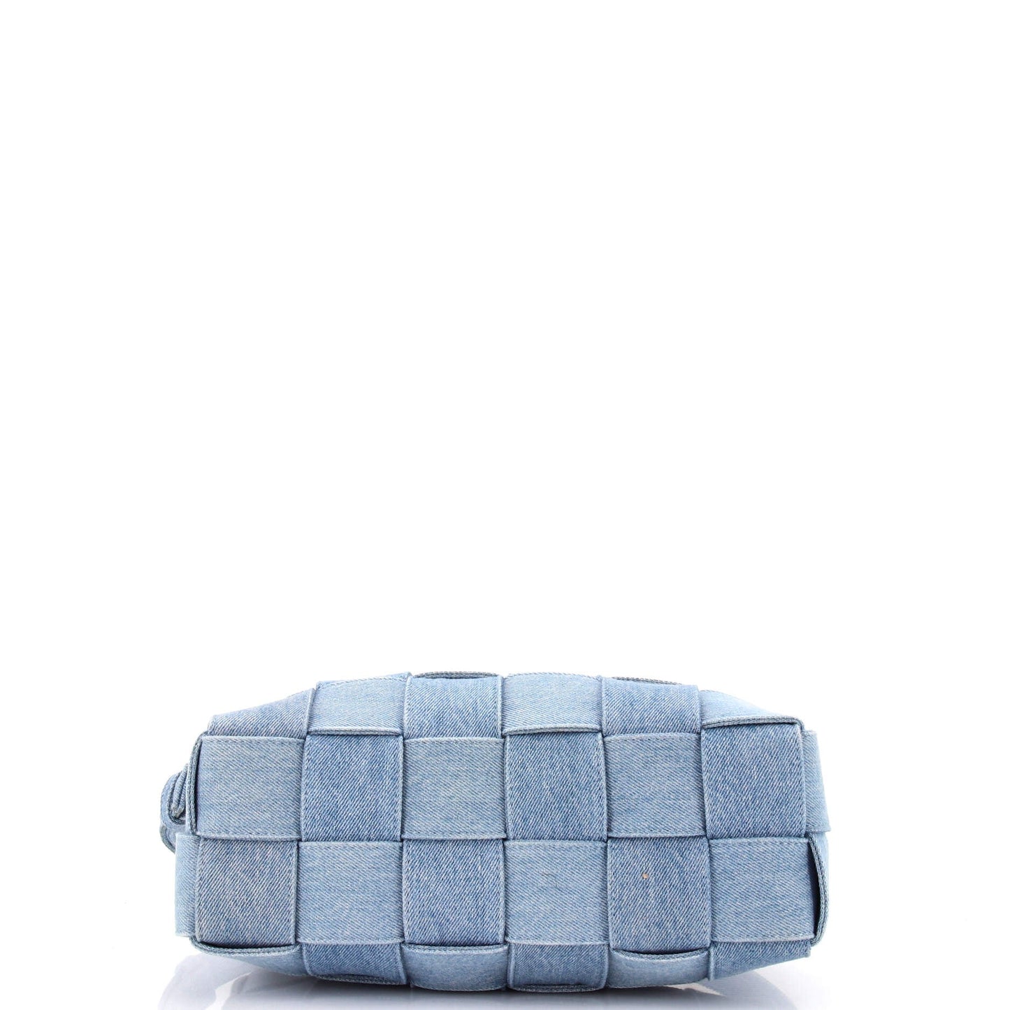 Brick Cassette Shoulder Bag Maxi Intrecciato Denim