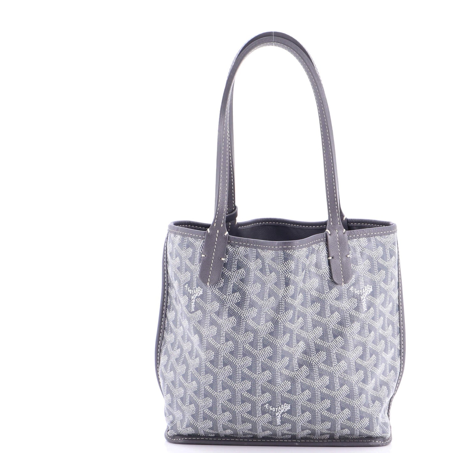 Anjou Reversible Tote Coated Canvas Mini