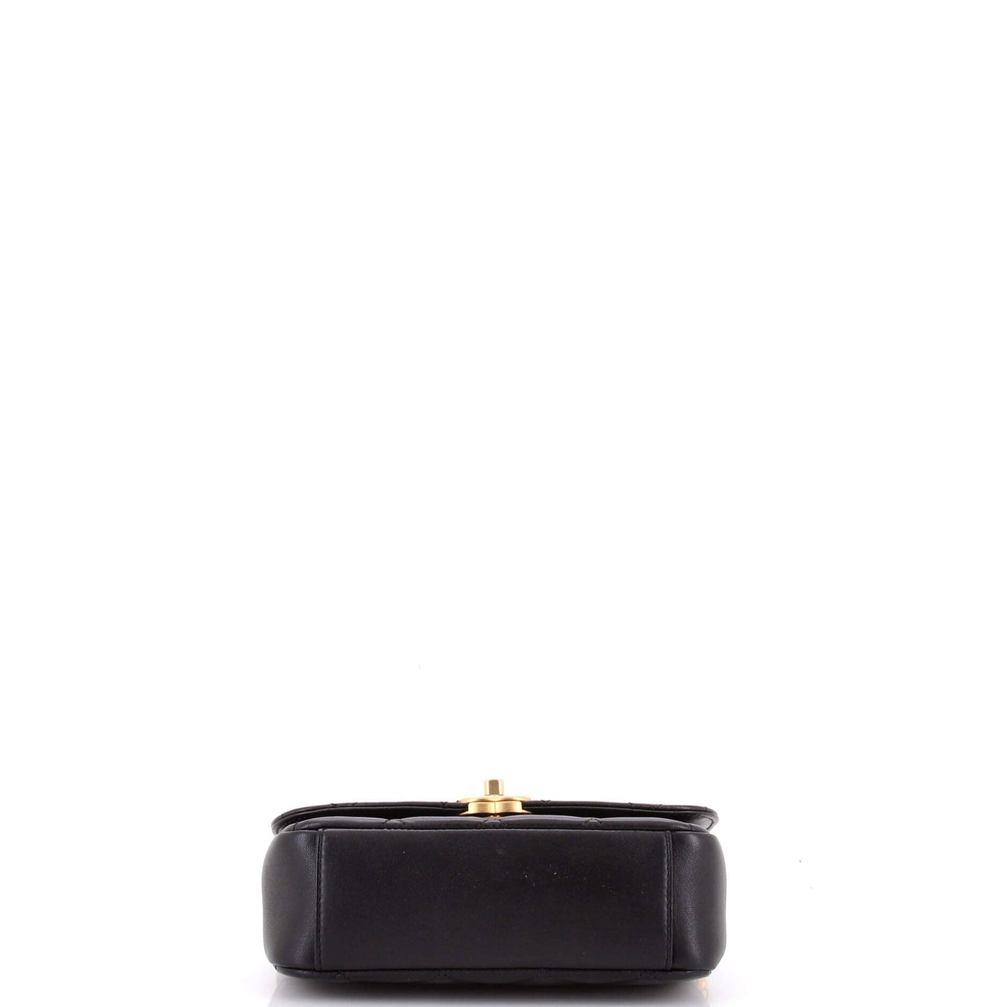 CC Coin Chain Flap Bag Quilted Lambskin Small