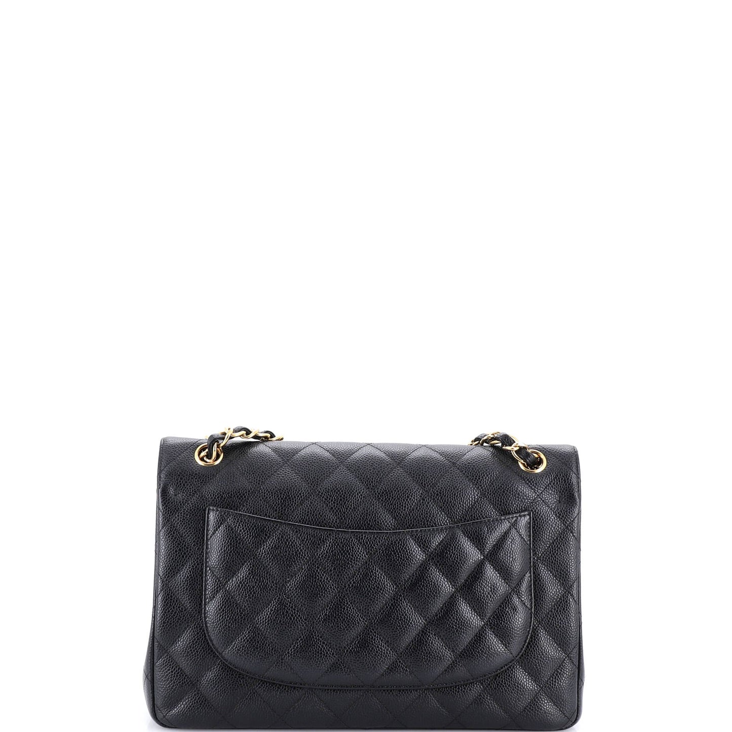 Classic Double Flap Bag Quilted Caviar Jumbo