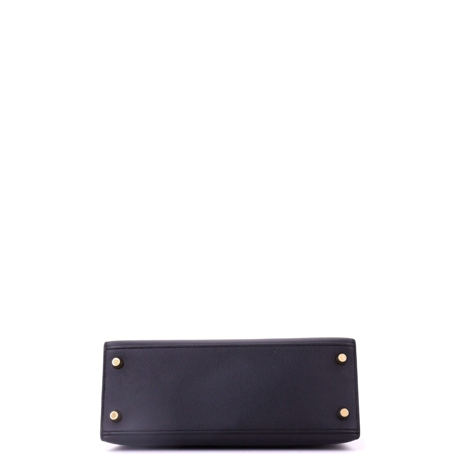 Kelly Handbag Noir Epsom with Gold Hardware 25