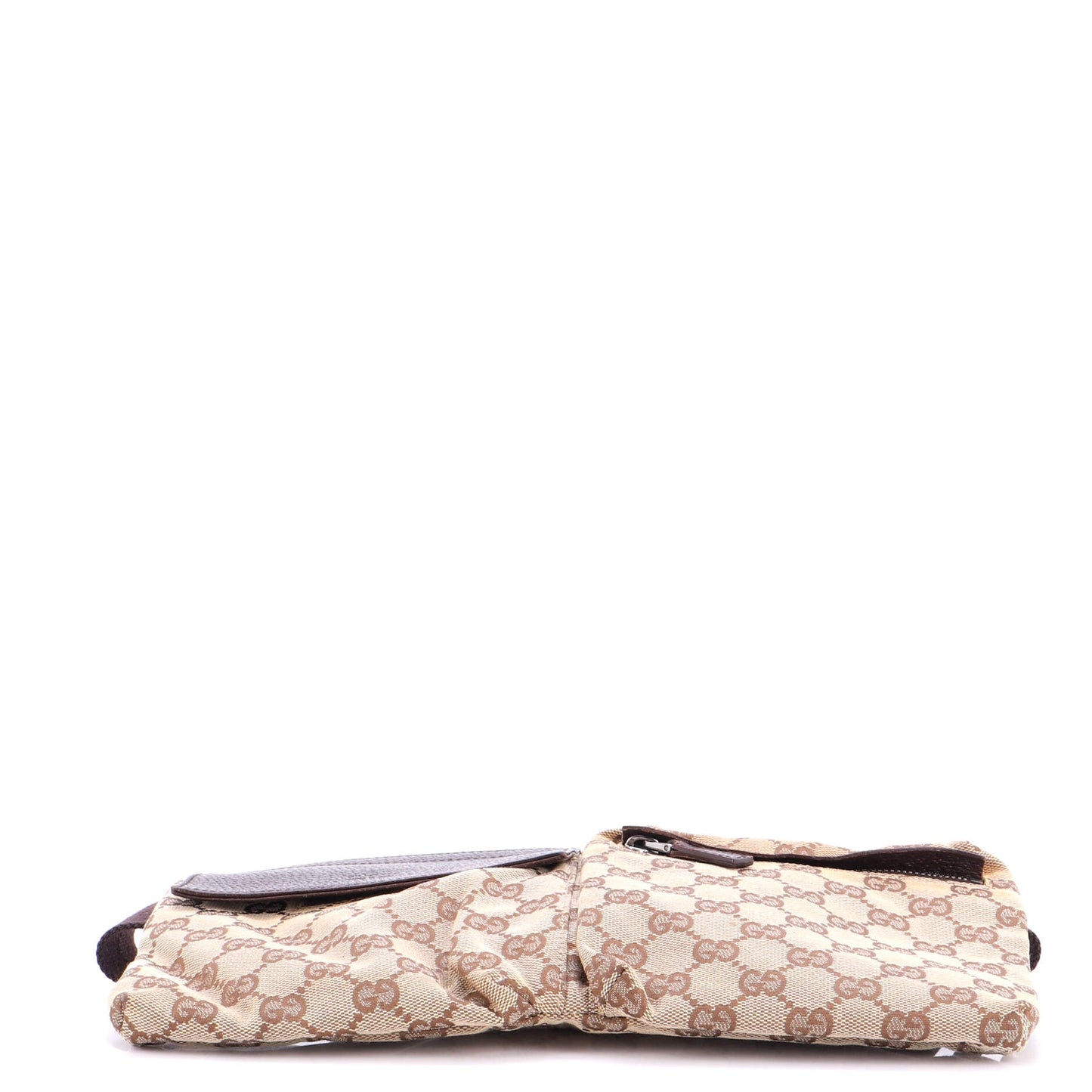 Vintage Double Belt Bag GG Canvas with Leather