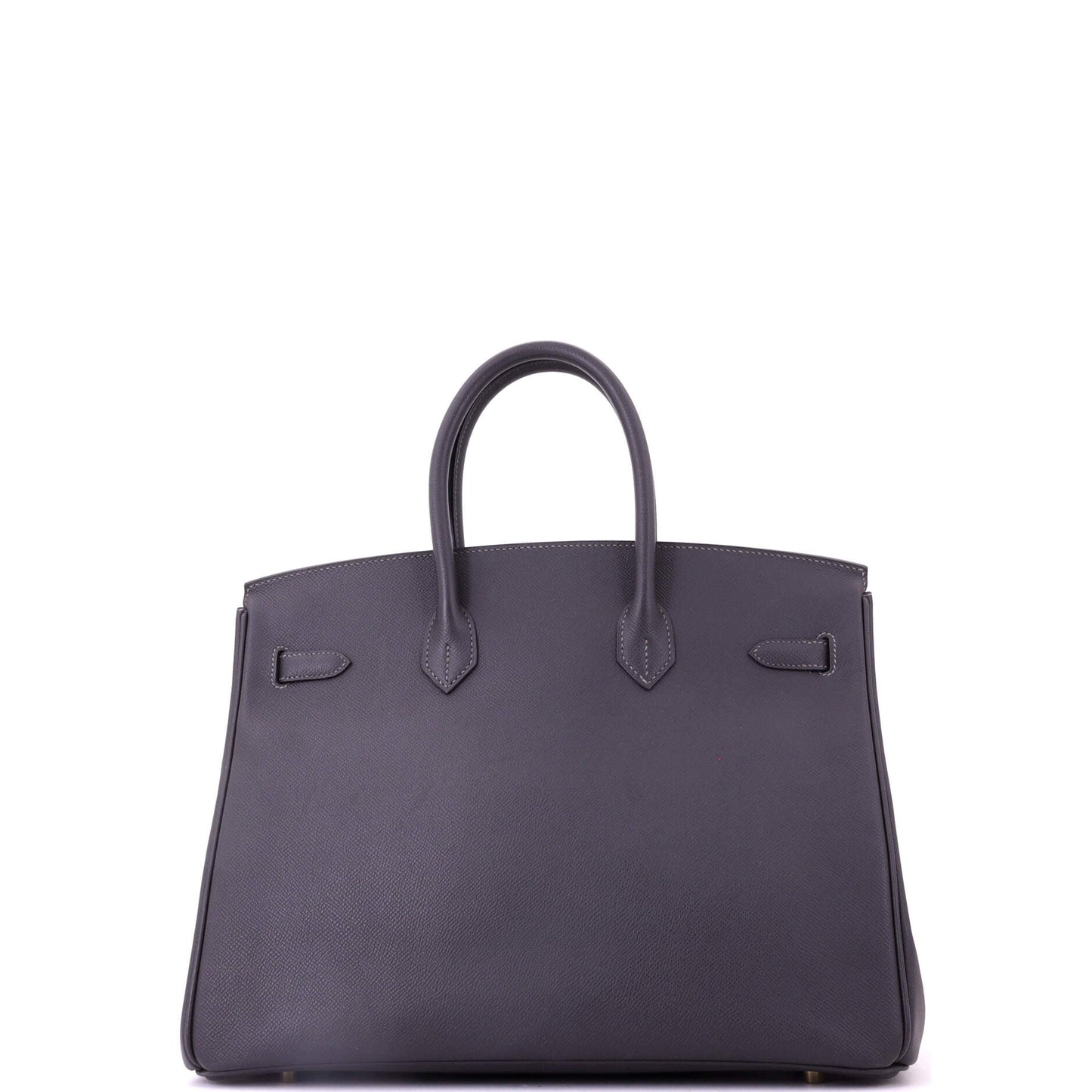 Birkin Handbag Grey Epsom with Gold Hardware 35