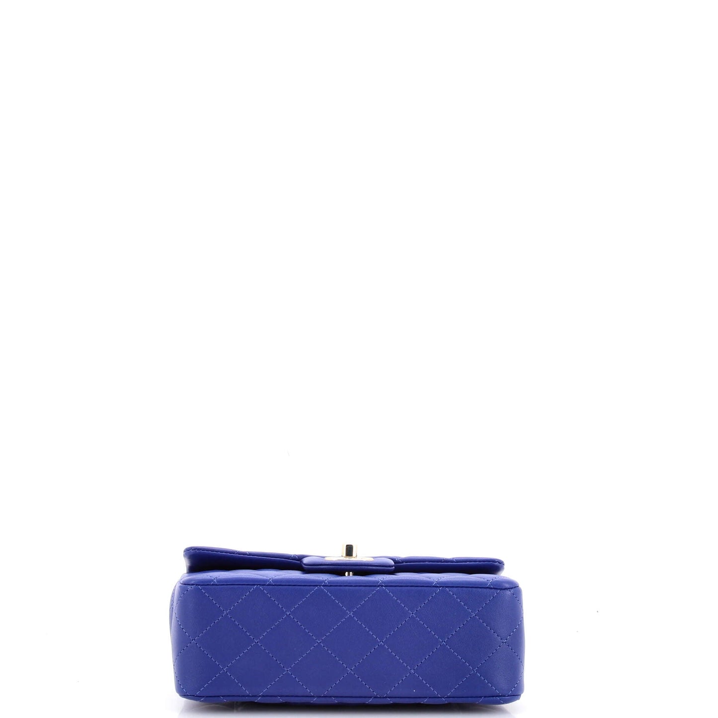 Classic Single Flap Top Handle Bag Quilted Lambskin Mini