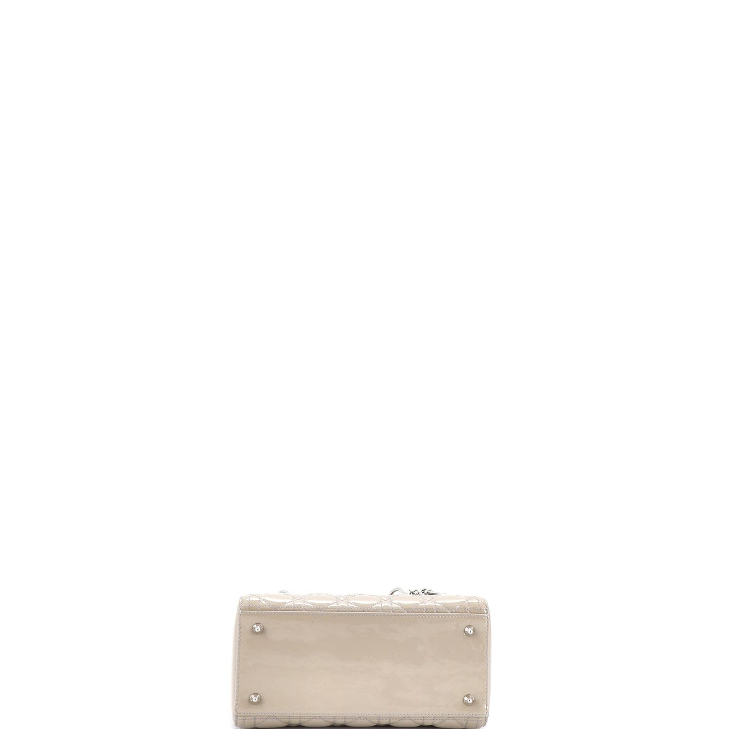 Lady Dior Bag Cannage Quilt Patent Small
