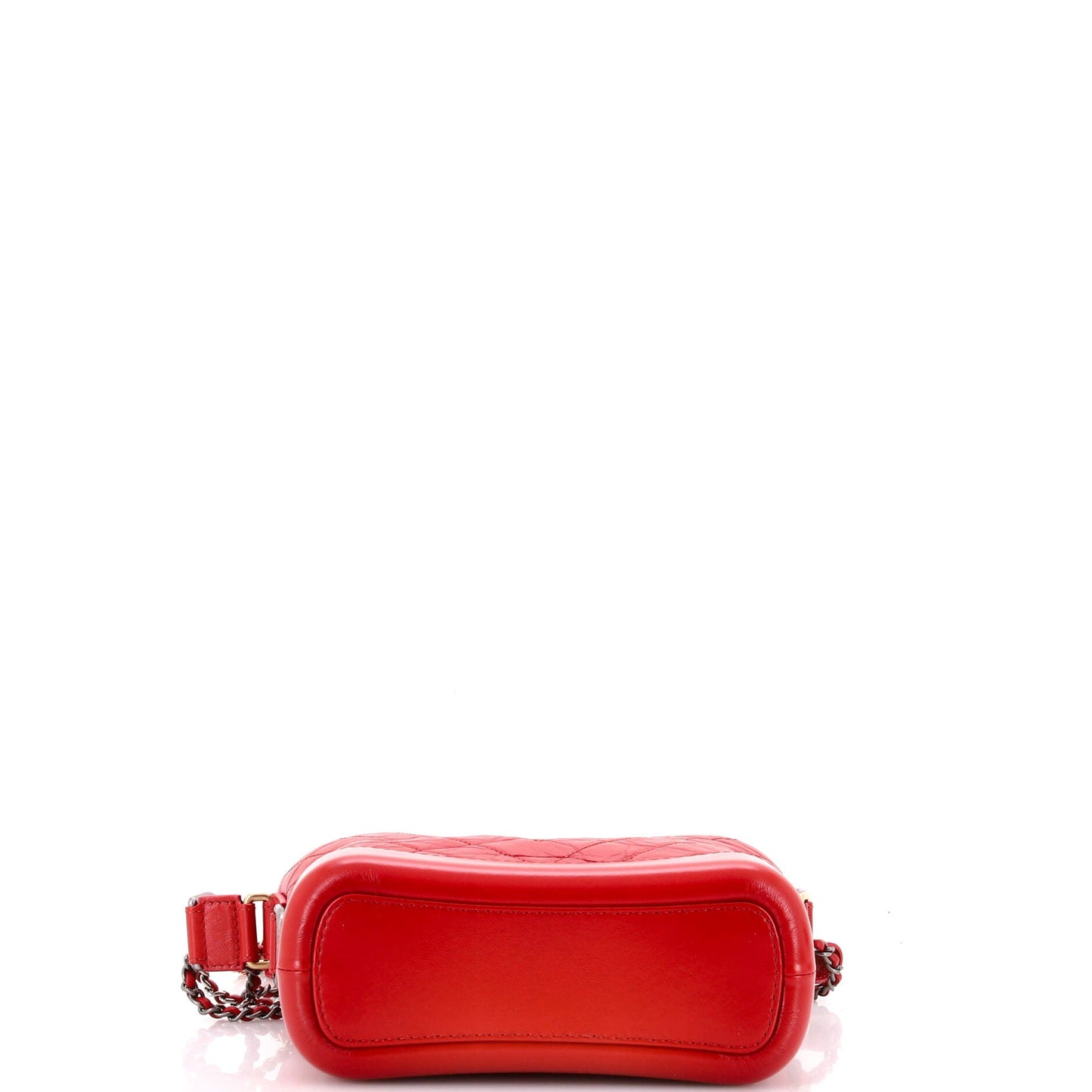 Gabrielle Hobo Chevron Aged Calfskin Small