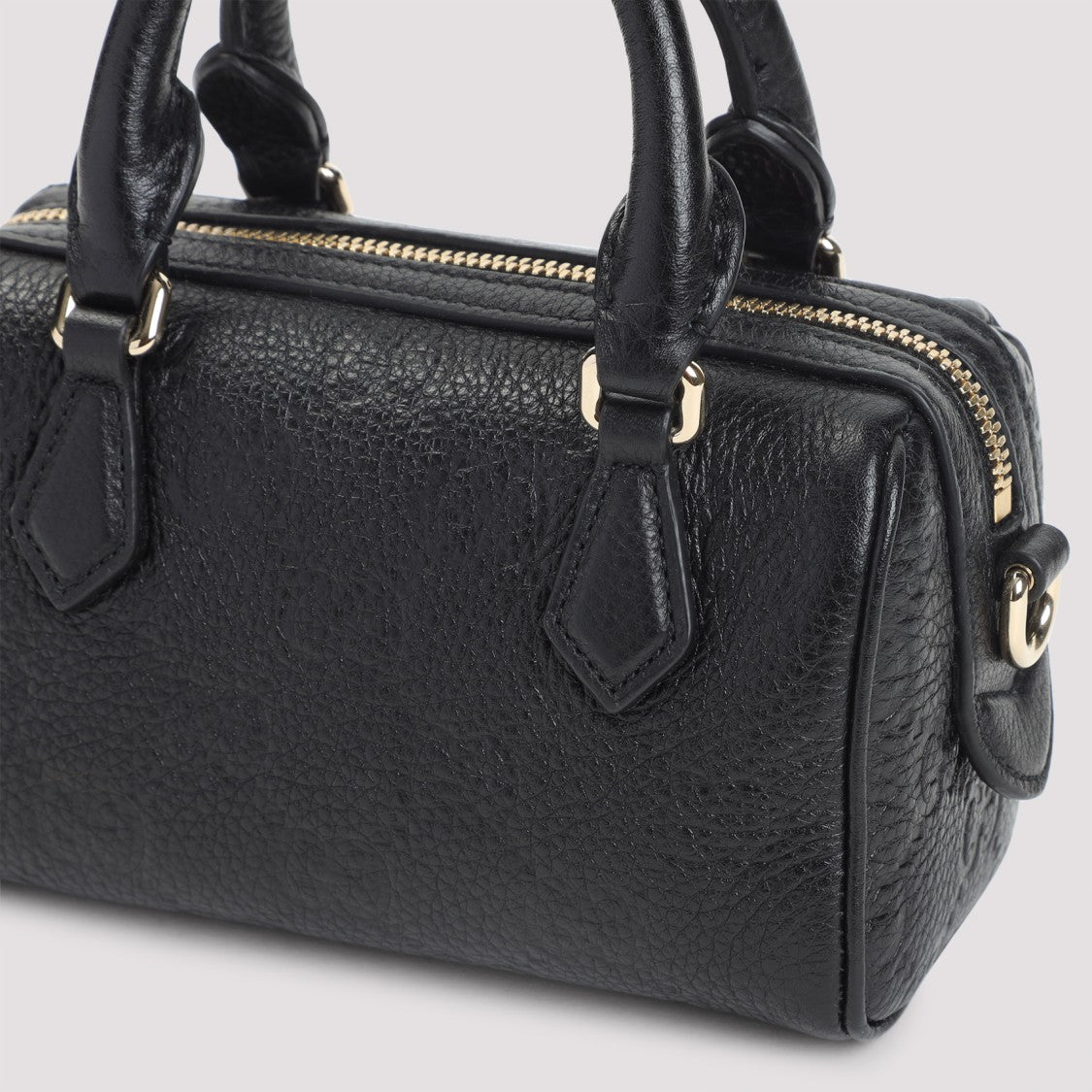 Gucci Textured Black Leather Clutch
