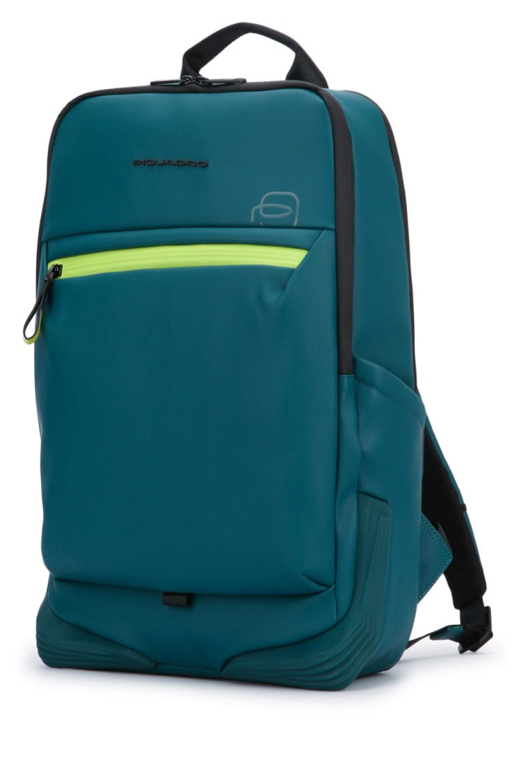 Piquadro Teal Modern Backpack