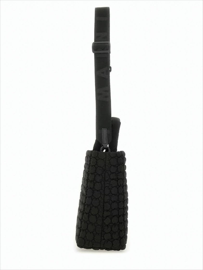 Marni Textured Black Tote Bag