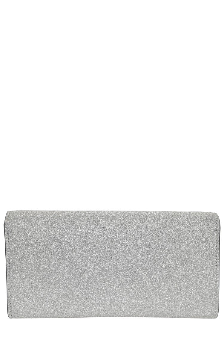 Jimmy Choo Fine Glitter Leather Emmie Bag