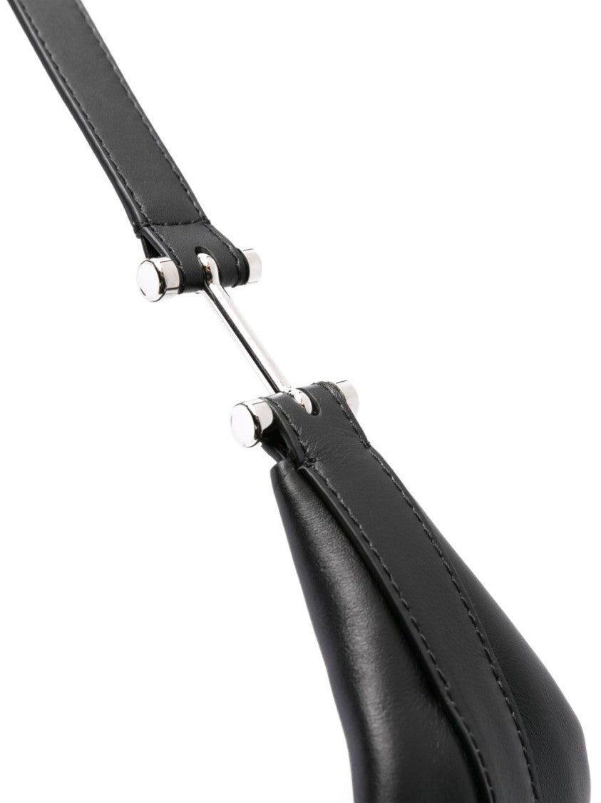 Marni Crescent-Shaped Shoulder Bag In Smooth Calf Leather