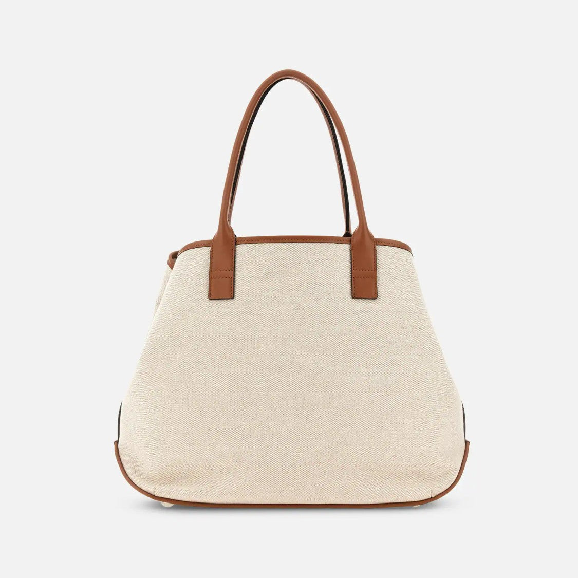 Hogan Spacious Chari Shopping Bag In Address Media Tessuto