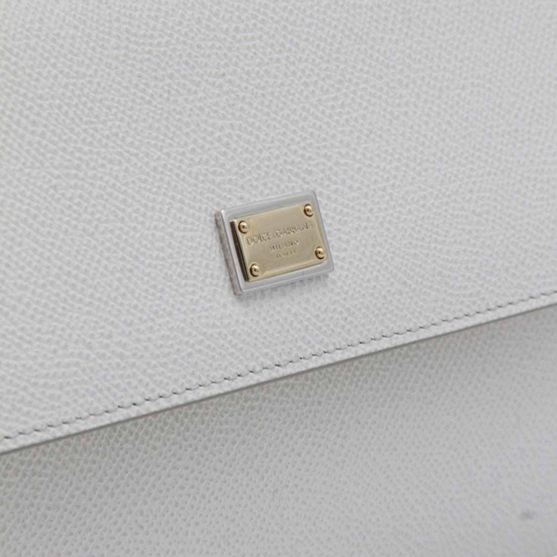 Dolce & Gabbana Structured Trapezoidal Handbag With Textured Surface