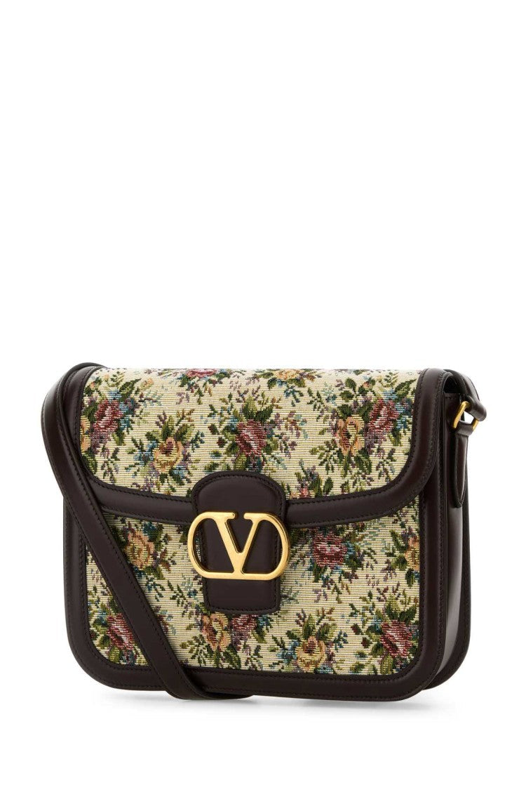 Valentino Garavani Embroidered Jacquard 9To5 Crossbody Bag