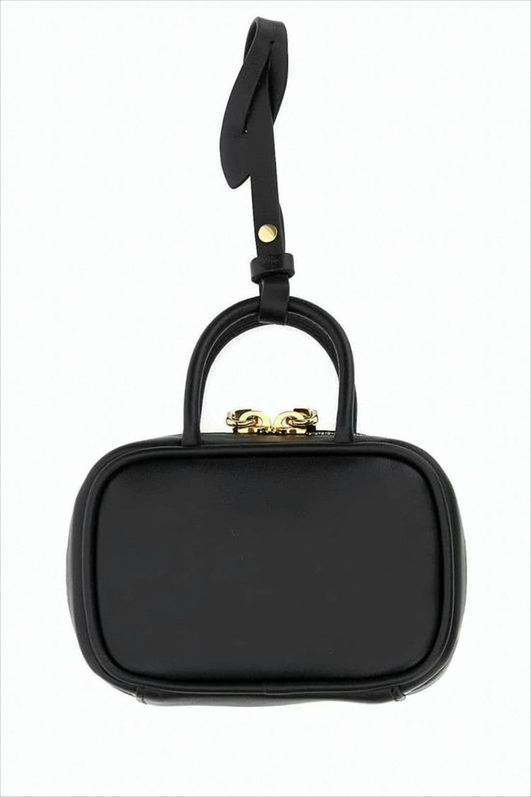 Miu Miu Rectangular Smooth Calf Leather Tote Bag