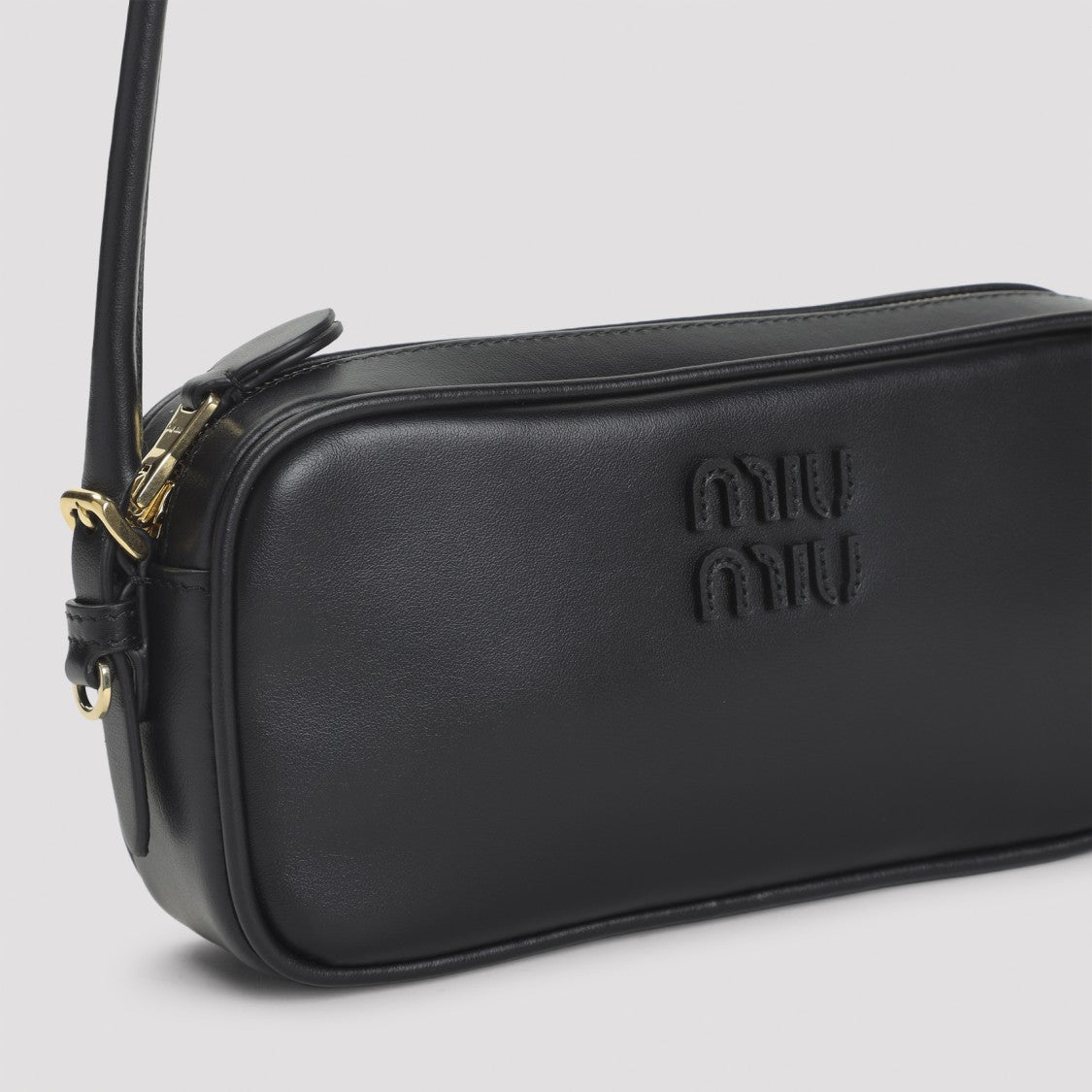 Miu Miu Black Calf Leather Clutch