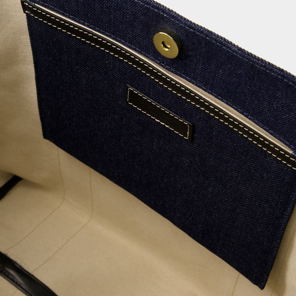 Vanessa Bruno Denim Shopper Bag - Cotton - Blue Denim