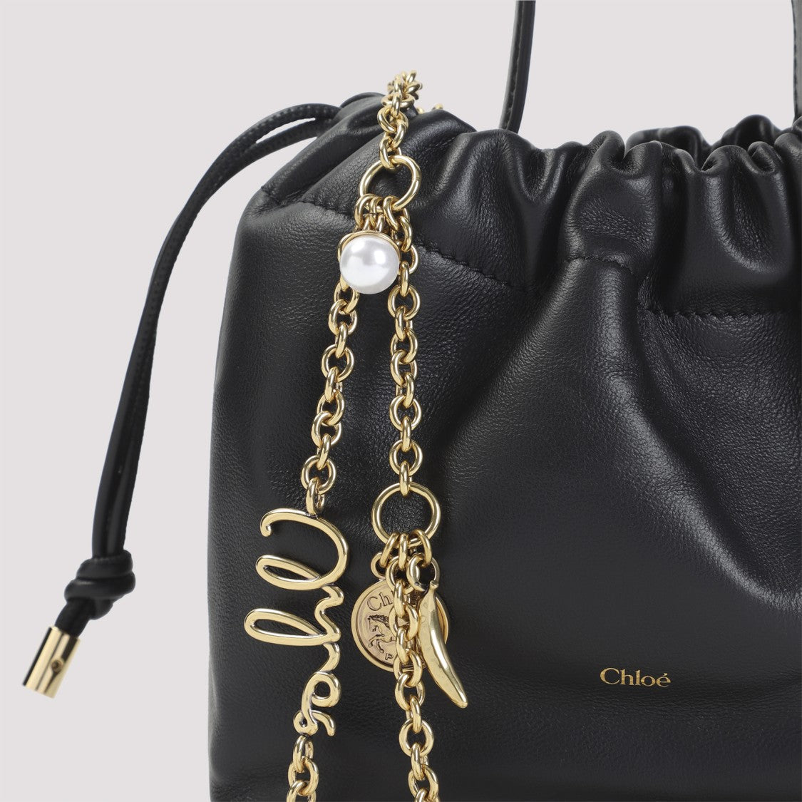 Chloé Handbag With Gathered Top Closure
