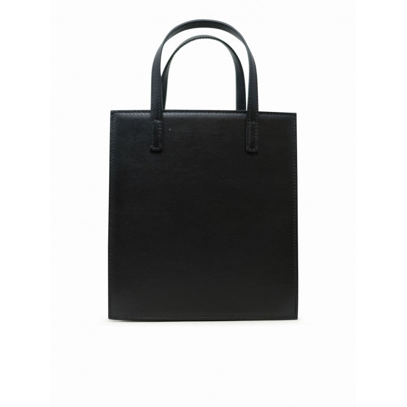 Hidesins Fl2516 Flap J Black Leather Handbag
