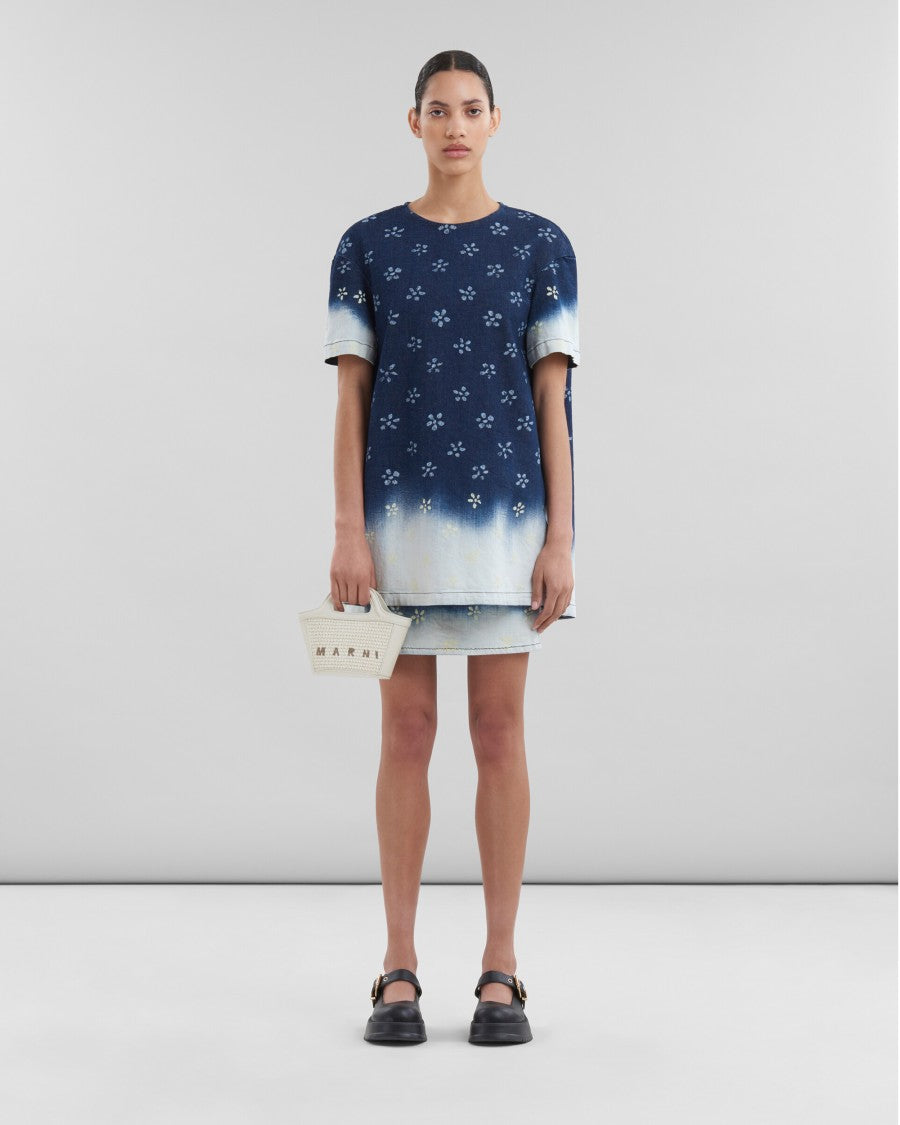 Marni Ecru Tropicalia Raffia-Effect Bag