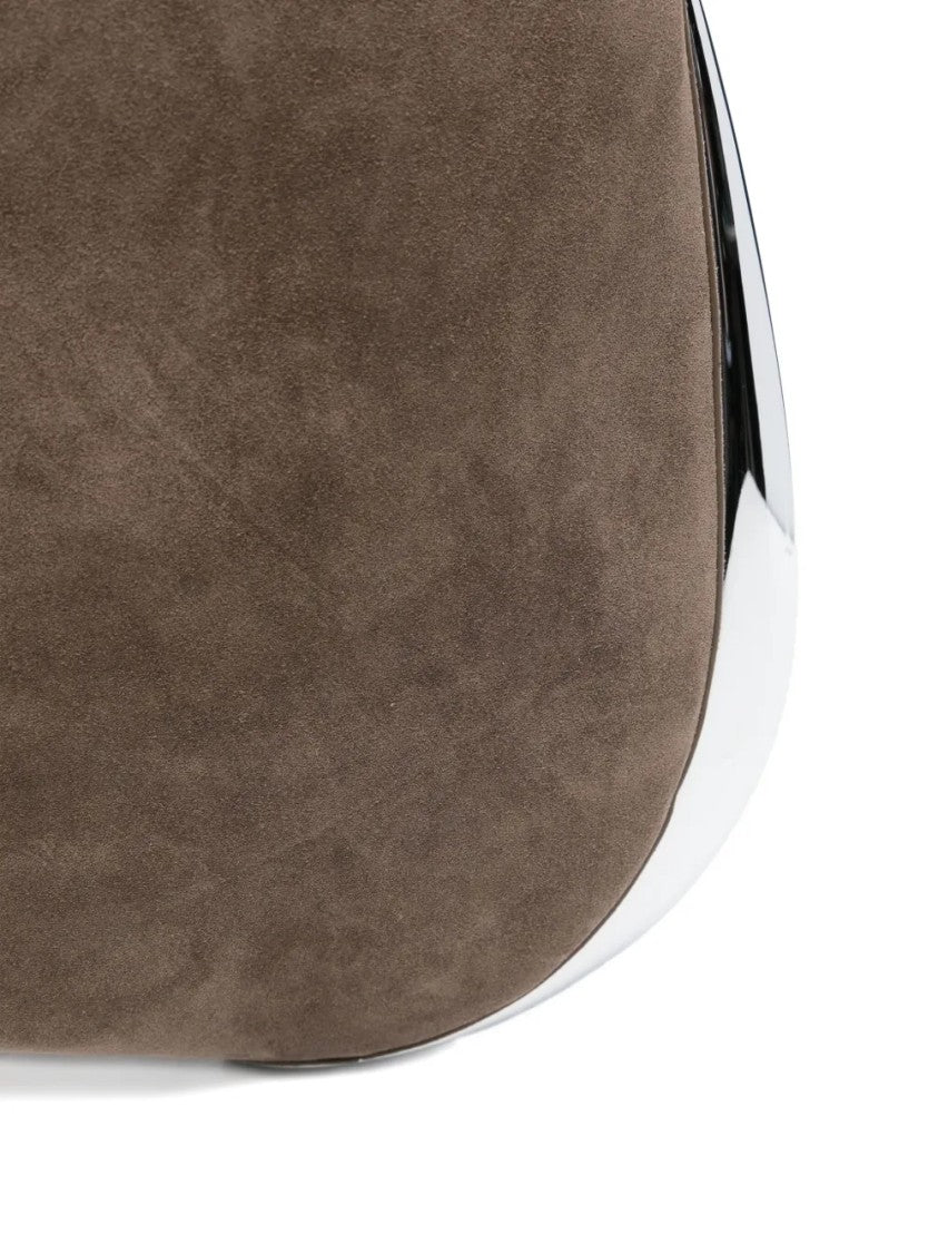 Benedetta Bruzziches Structured Handbag With Top Handle And Detachable Strap