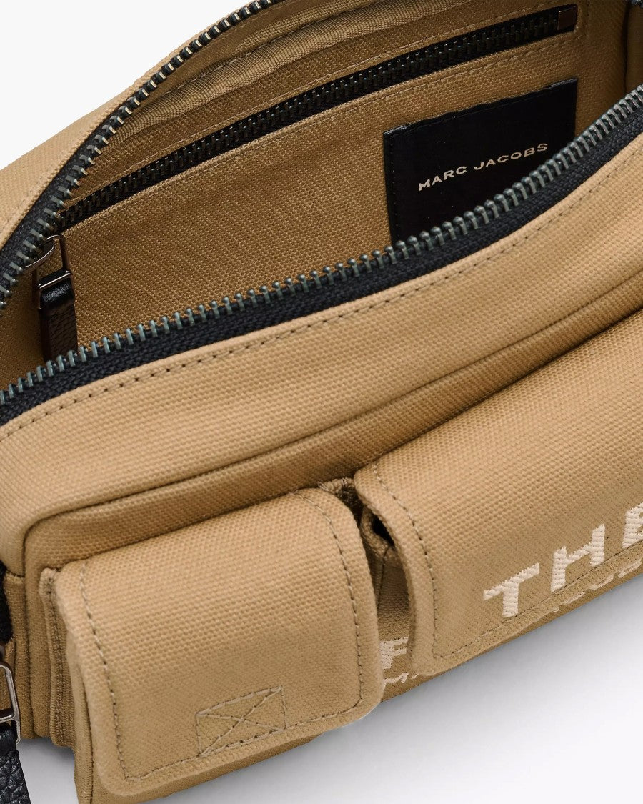 Marc Jacobs The Cargo Canvas Shoulder Bag In Camel