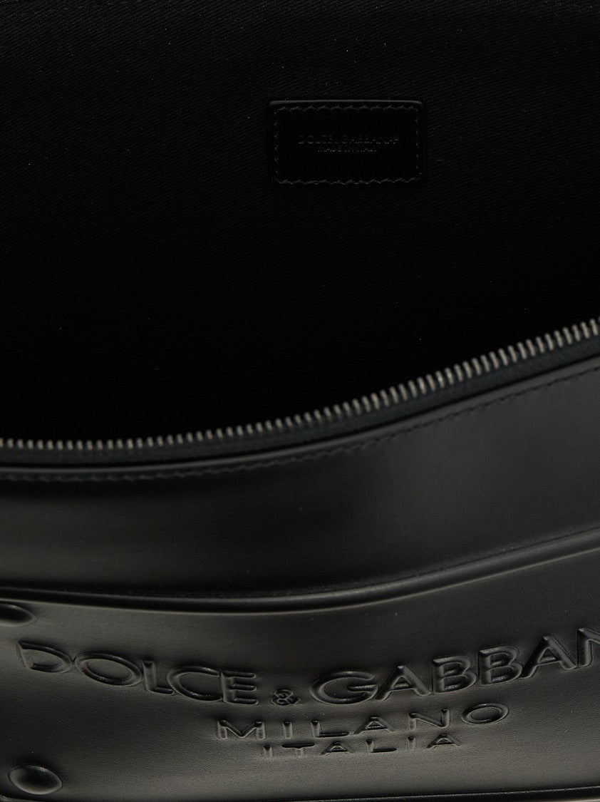 Dolce & Gabbana Large Plaque Pouch