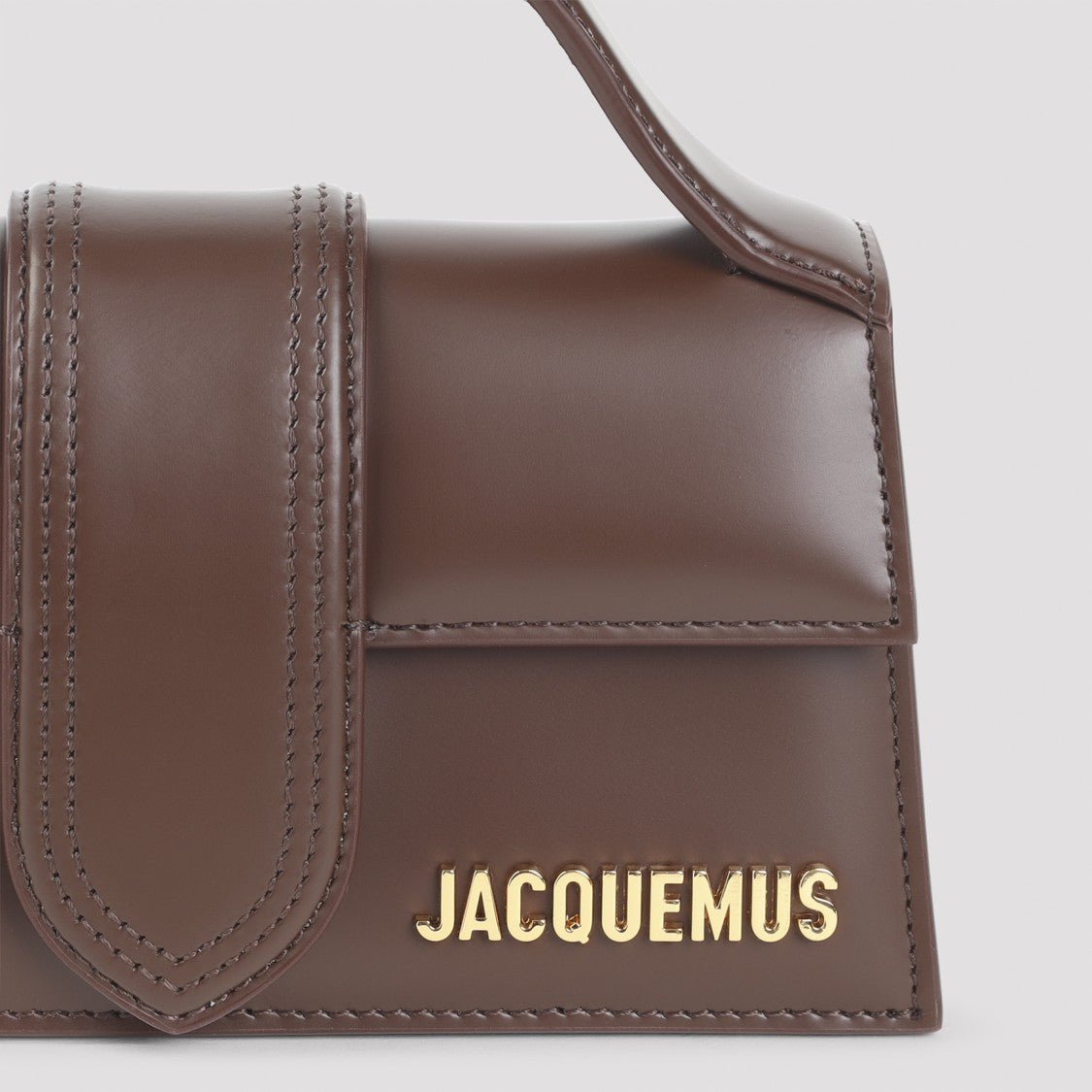 Jacquemus Brown Leather Le Bambino Handbag