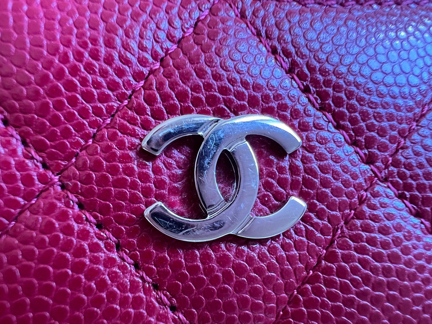 Chanel Pink Caviar Holder with Pale Gold Hardware (RRP £420)